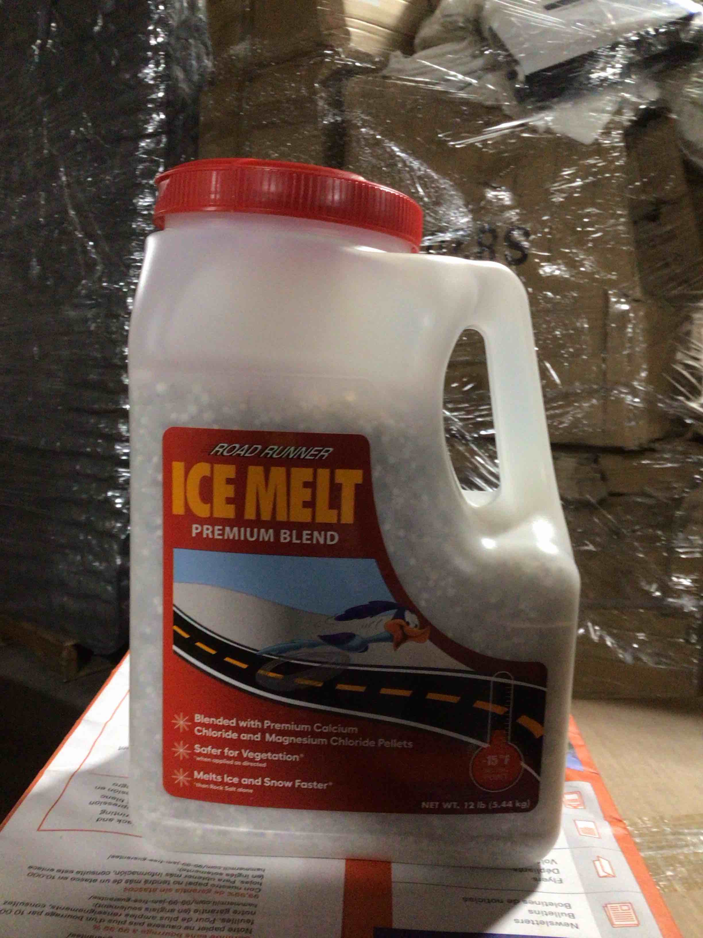 Condition photo showing Good Condition for Road Runner Premium Blend Ice Melt 12lb Jug