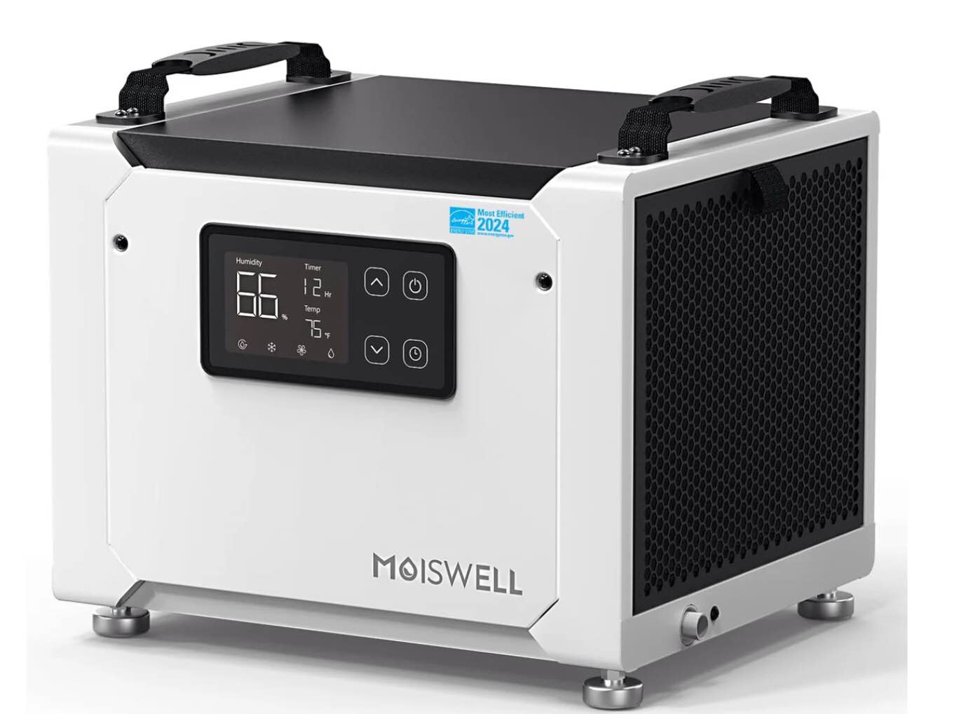 70 Pints Commercial Dehumidifier with Drain Hose for Basement & Home | MOISWELL Defender ME-7