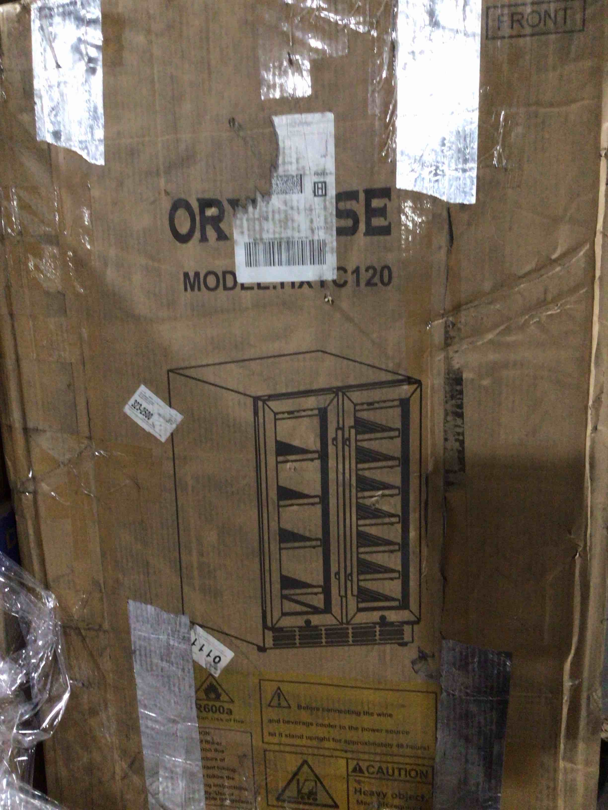 24 Inch Dual Zone Wine and Beverage Refrigerator, Built-in or Freestanding Cooler with French Doors, Under Counter Drink Fridge with Upgraded Compressor for Beer, Wine, and Soda