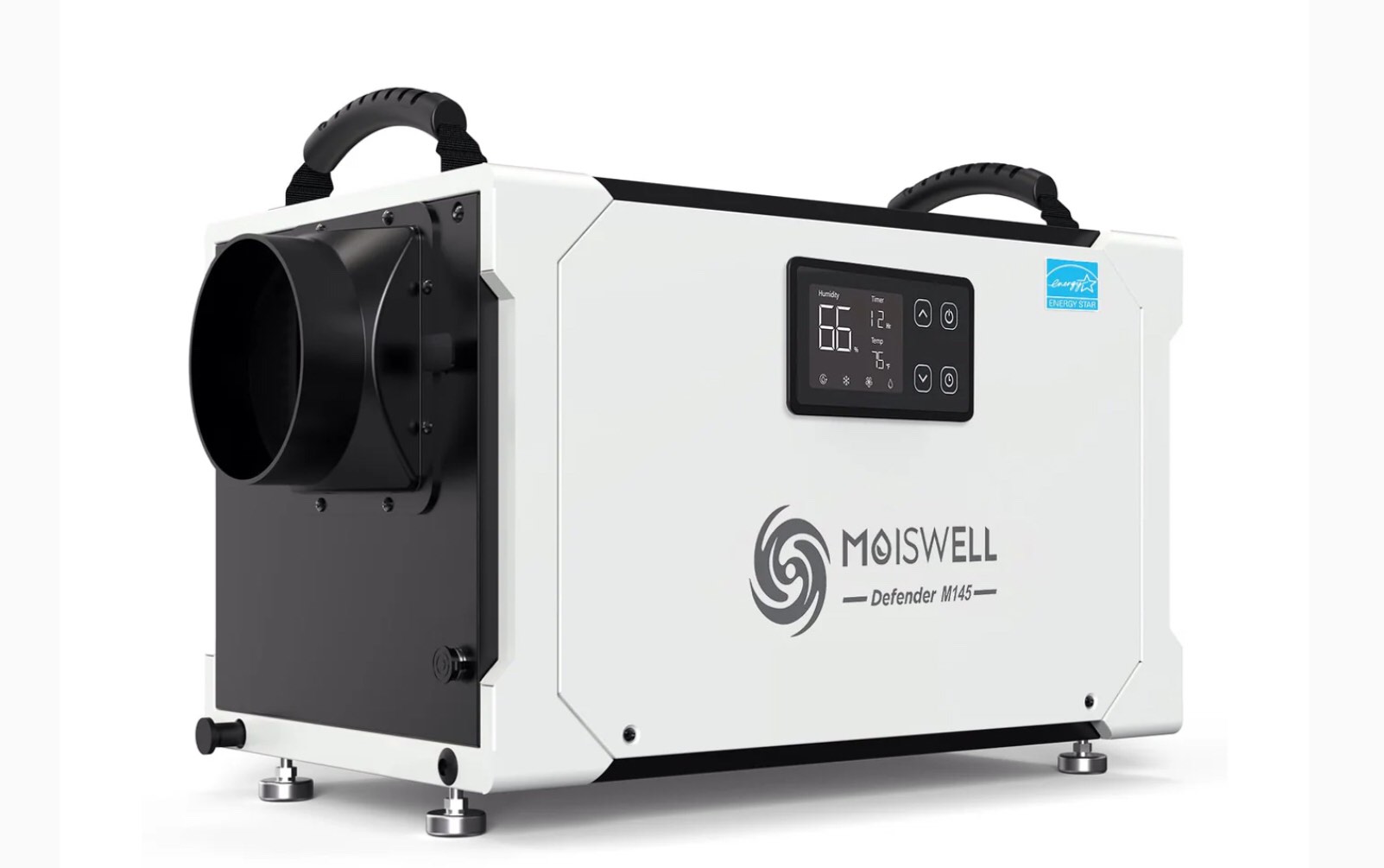 145 Pint Commercial Dehumidifier with Drain Hose for Crawlspace & Basement | MOISWELL Defender M145
