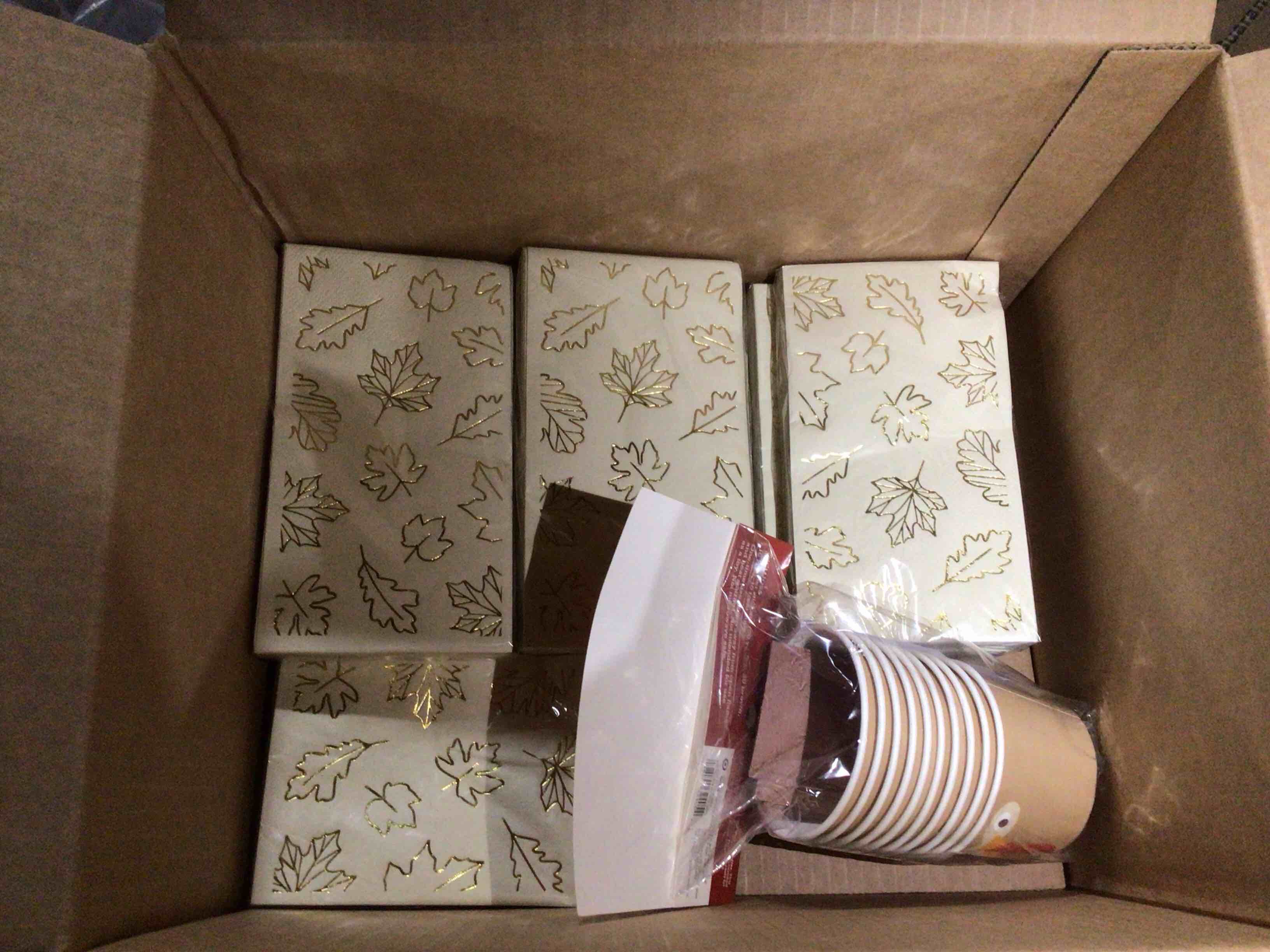 box lot of miscellaneous items 