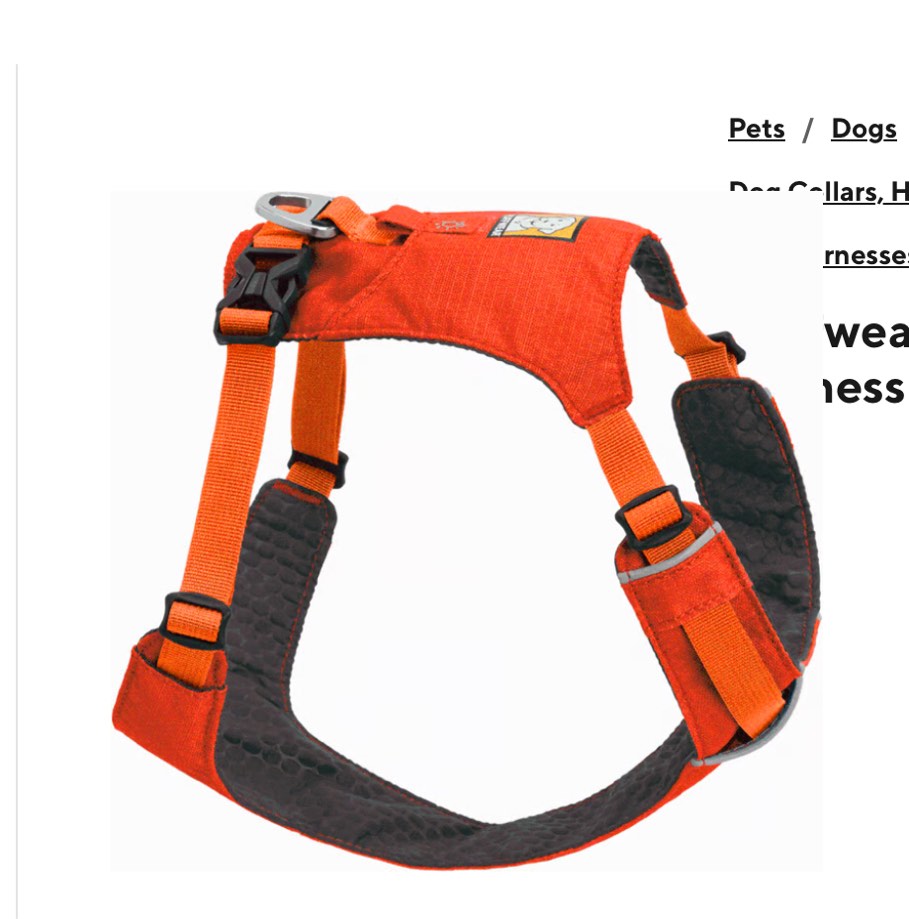 RUFFWEAR   Hi & Light  Dog Harness XS Sockeye Red