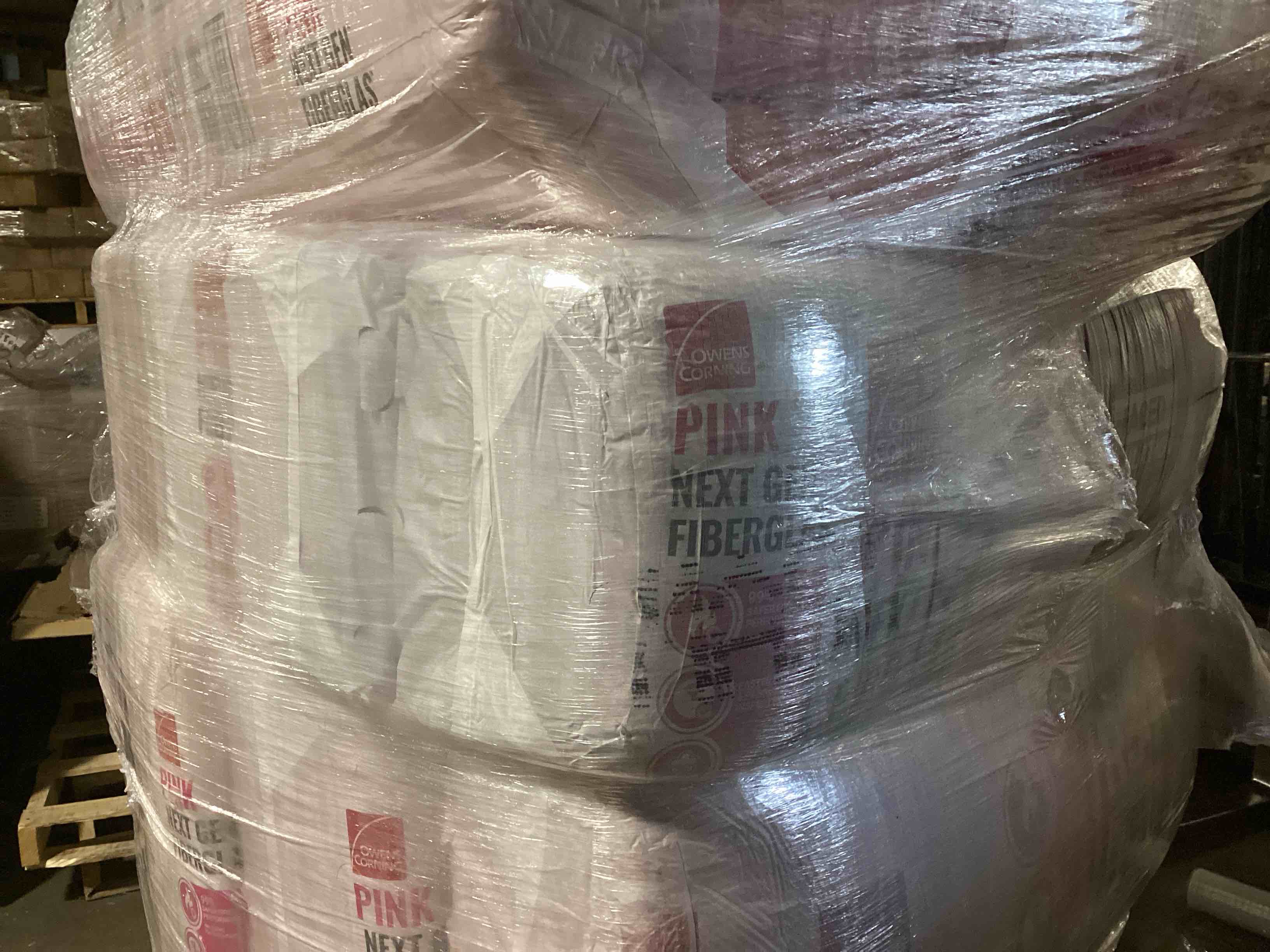 5 Bags of Owen’s Corning R-15 Pink Next Gen Fiberglass Faced Batt Insulation, 3.5in x 15in x 93in, 7 Pieces Per Bag And 67.81 Sq.Ft. Per Bag, Your Bid Per Bag