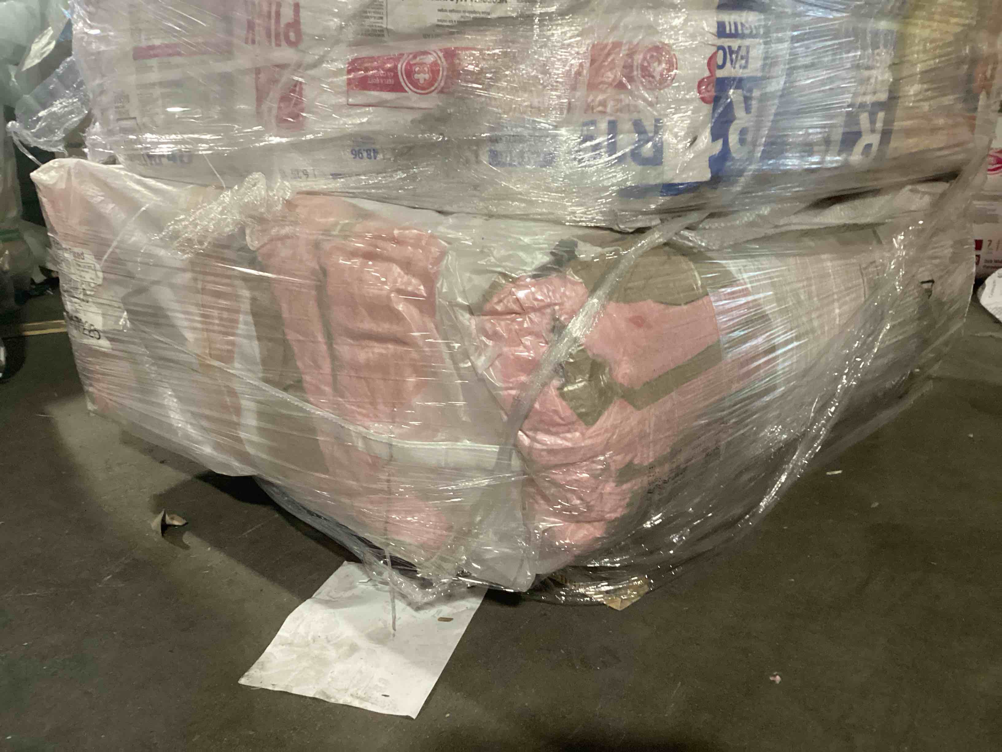 5 Bags of Owen’s Corning R-20 Pink Next Gen Fiberglass Faced Batt Insulation, 15in x 93in, 77.5 Sq.Ft. Per Bag, Your Bid Per Bag