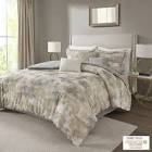 Madison Park Modern Beacon 7 Piece Comforter Set with Gray Finish MP10-7384