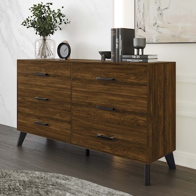 ChaletPosh Brown 6 -Drawer 52.56-in Standard dresser