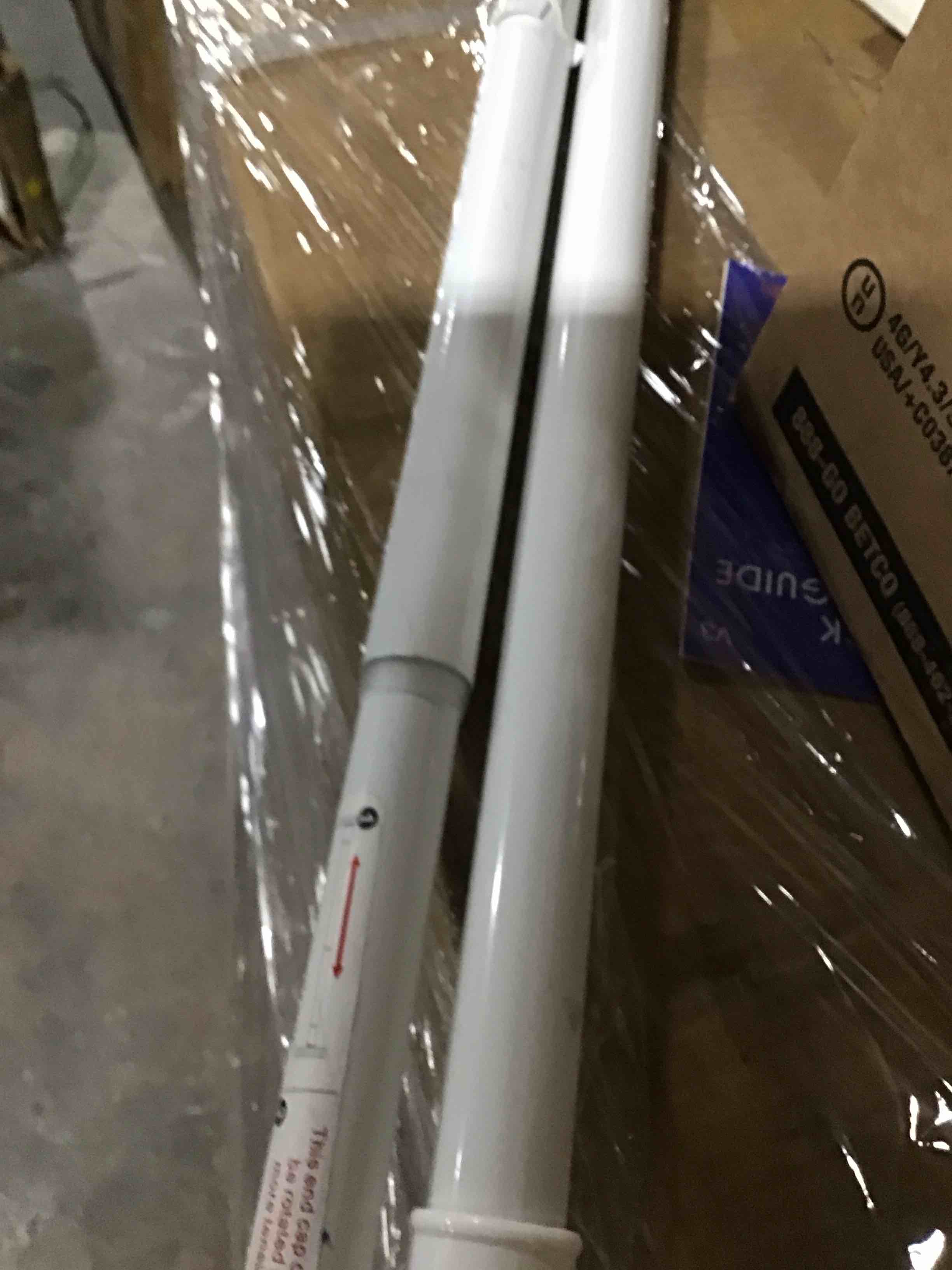 Condition photo showing Good Condition for 24"-40"Adjustable Shower Stall Tension Rod White - Room Essentials™