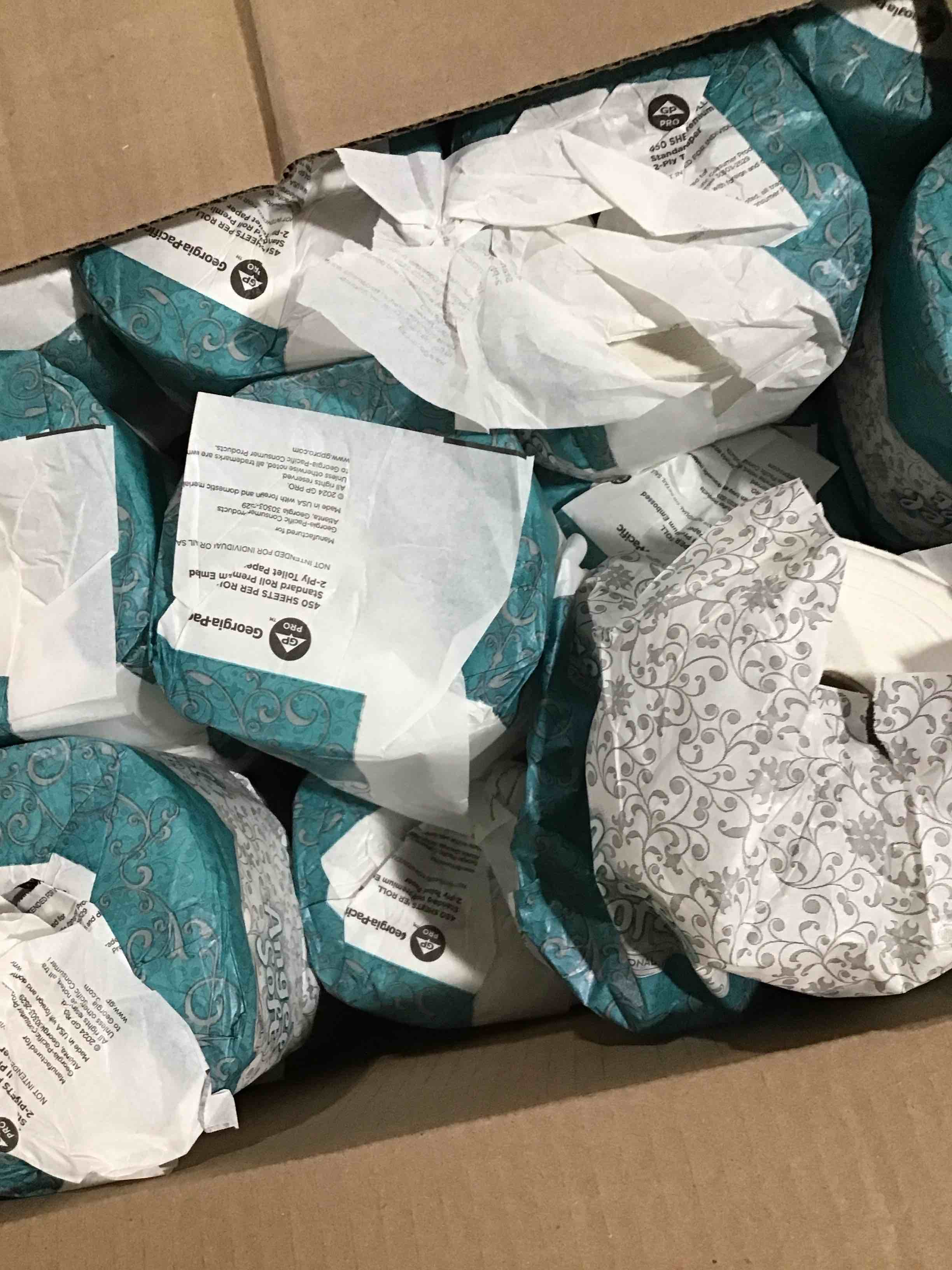 Condition photo showing Good Condition for Georgia Pacific Angel Soft ps Premium Bathroom Tissue, Septic Safe, 2-Ply, White, 450 Sheets/Roll, 80 Rolls/Carton