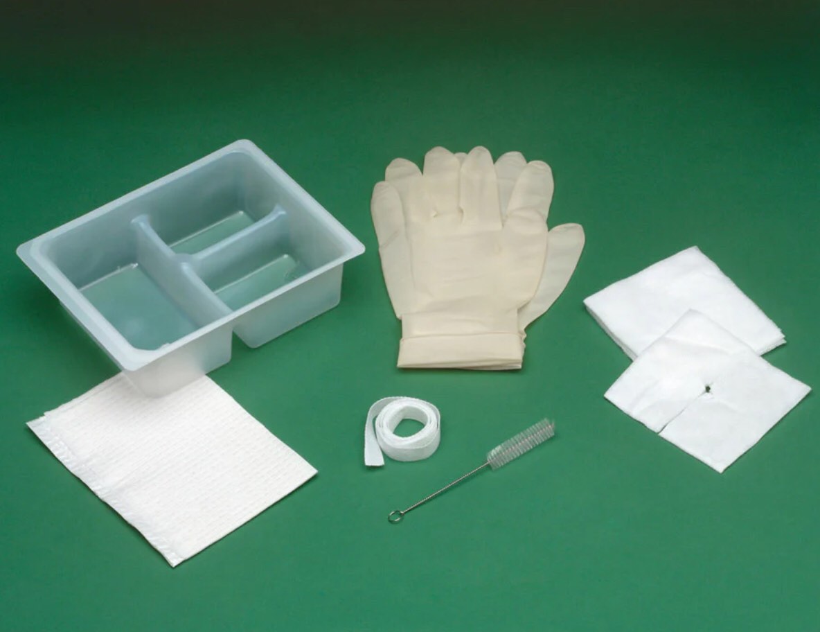 sterile tracheostomy clean & care tray ( 20 pcs) 