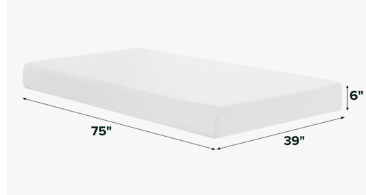 wayfair sleep™ 6" medium memory foam mattress