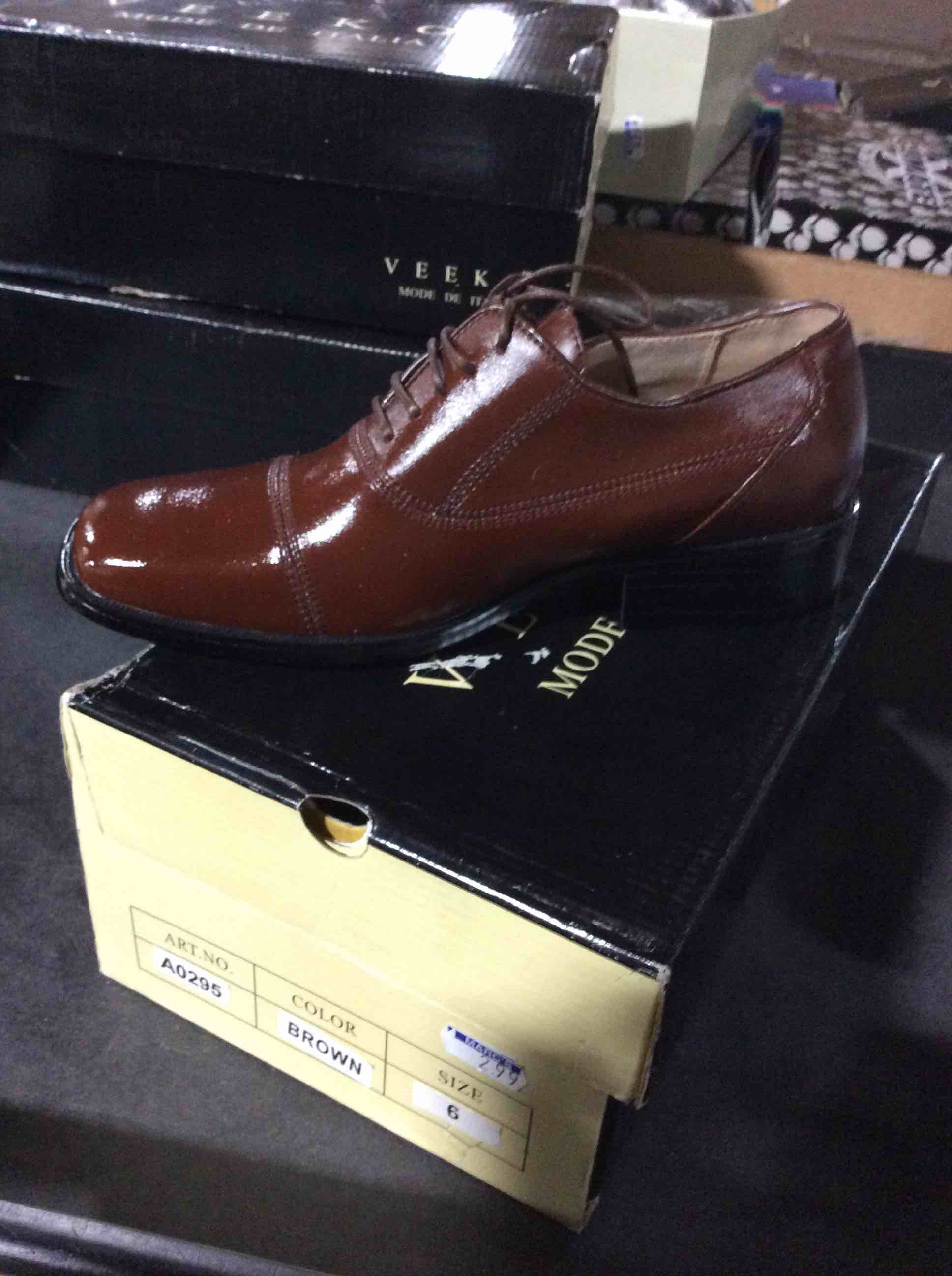 veeko mode de italia a0295 brown size 9.5