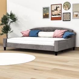 upholstered daybed with slats