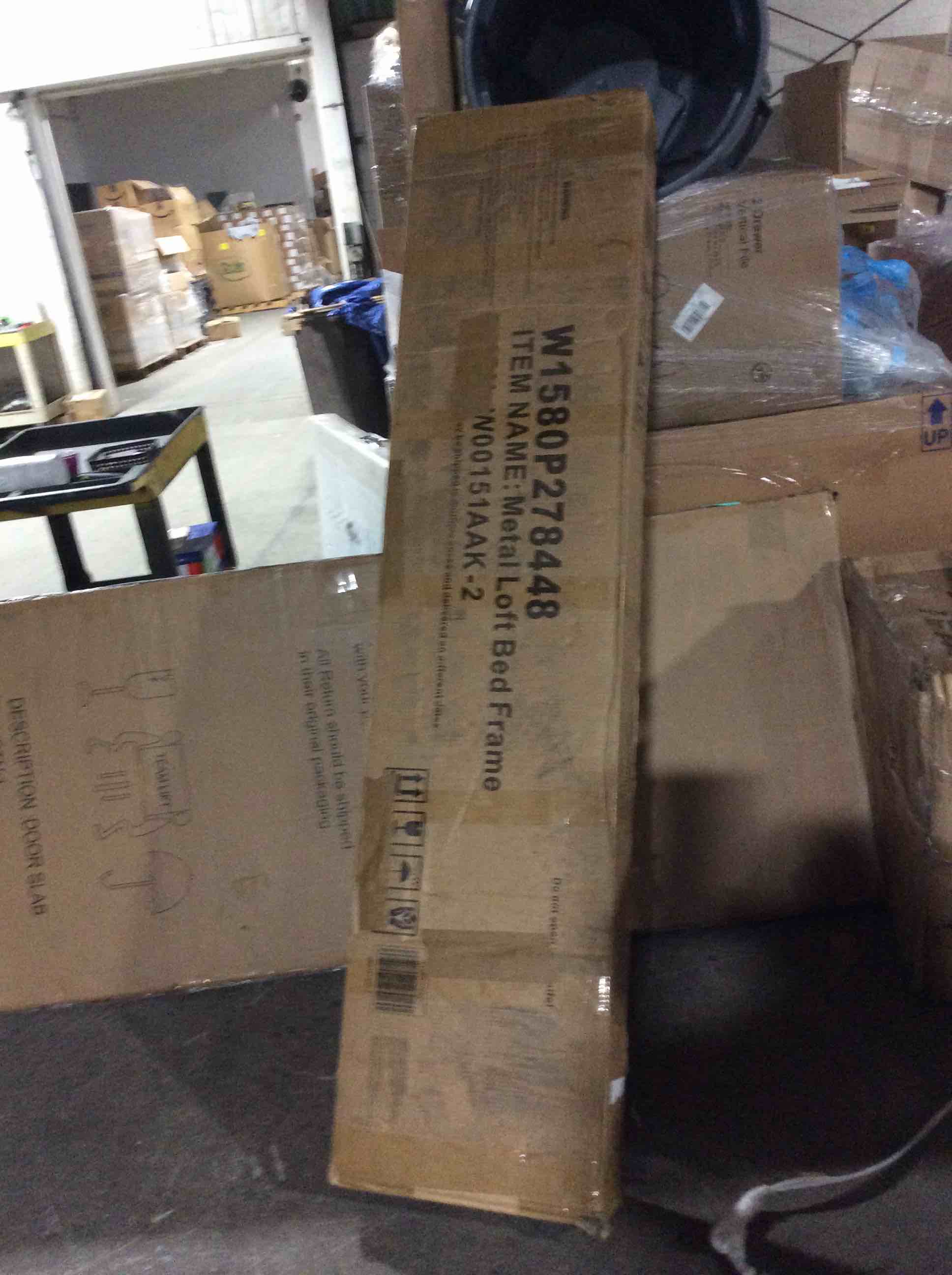 Condition photo showing Good Condition for functlional metal loft bed with inte