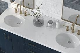 Ariel 66” stone Carrara quartz