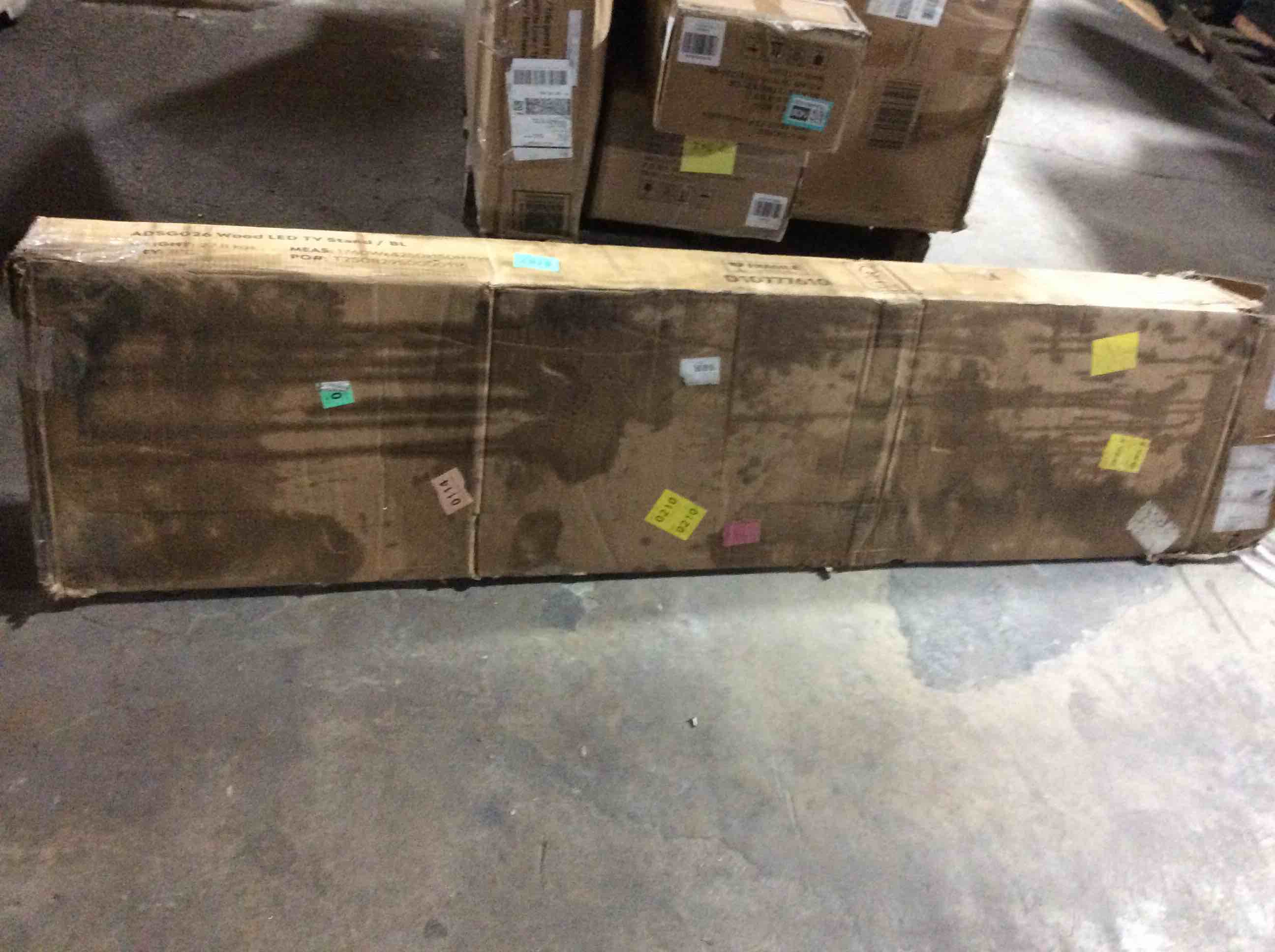 Condition photo showing Good Condition for wood led tv stand/bl ADSG026