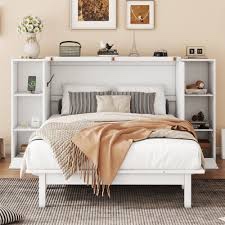 queen murphy bed–white 