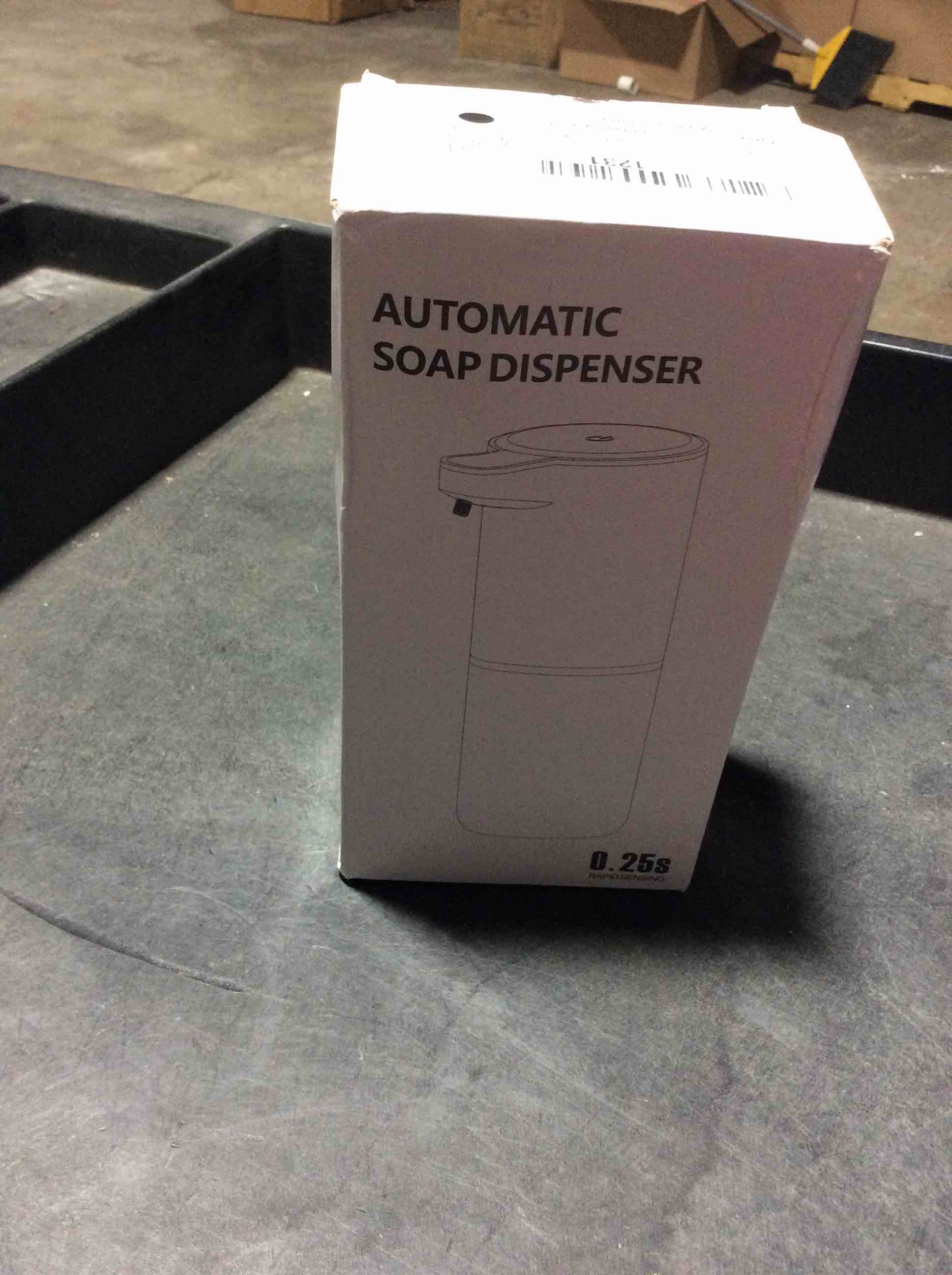 Condition photo showing Good Condition for Automatic Liquid Soap Dispenser, 12.8oz/380ml Wall Mount Touchless Soap Dispenser with Sensor, 4-Level Adjustable, IPX5 Waterproof, USB Rechargeable for Bathroom, Kitchen Black Liquid