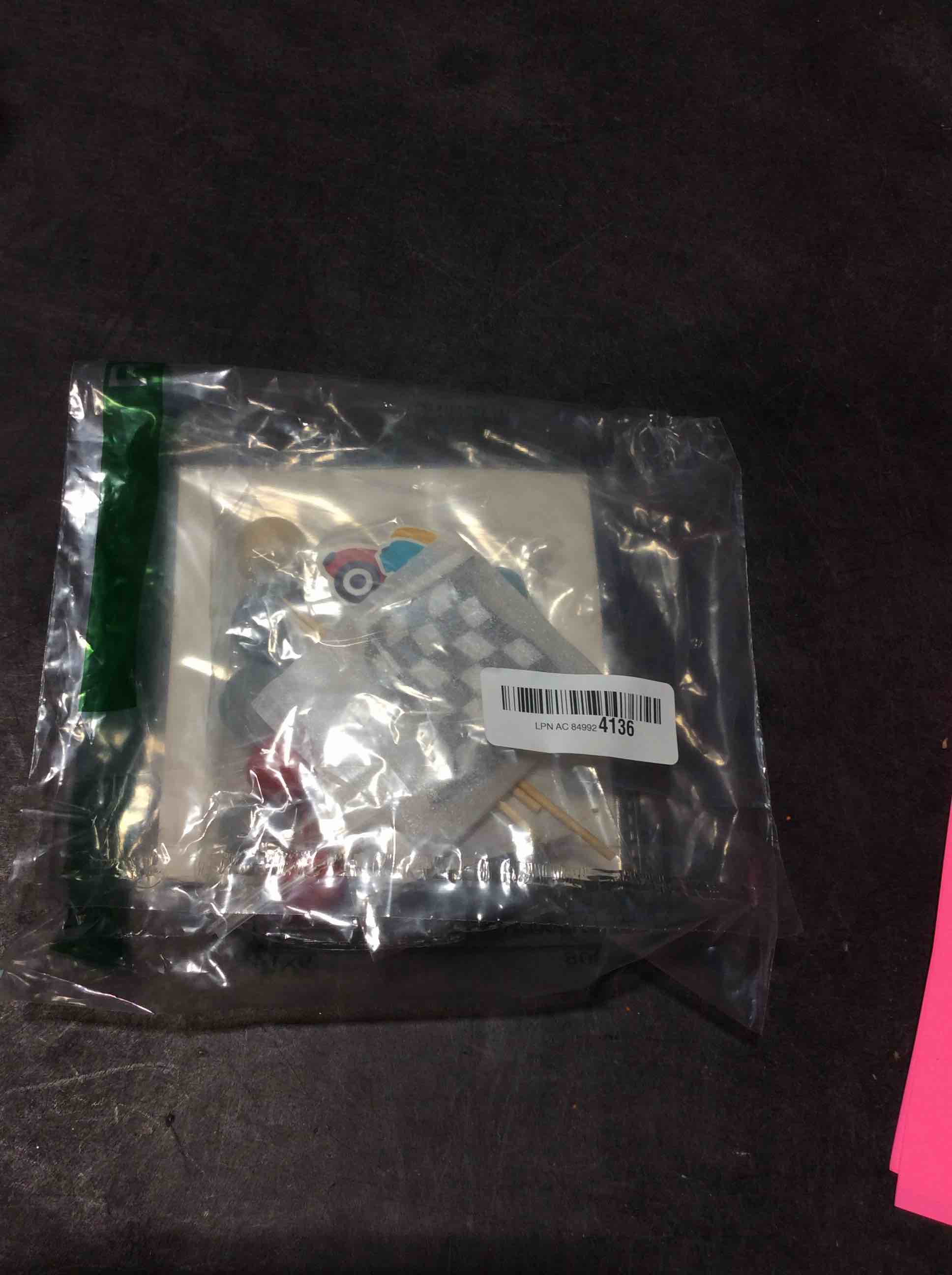 Condition photo showing Good Condition for 25 PCS Racing Cake Toppers Race Car Birthday Cake Decorations for Racing Car Checkered Flag Birthday Anniversary Decorations Supplies (02)