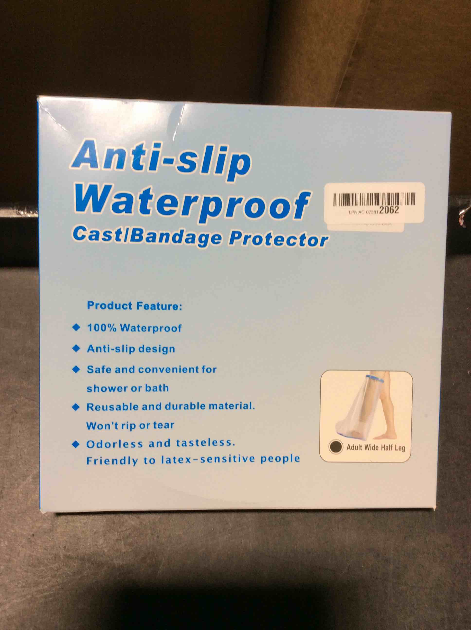 Condition photo showing Good Condition for Waterproof Extra Wide Leg Cast Cover for Shower Adults, Extra Large Leg Shower Cover with Non-Slip Bottom, Watertight Foot Protector for Plus Size Adults Surgery Shower Boot