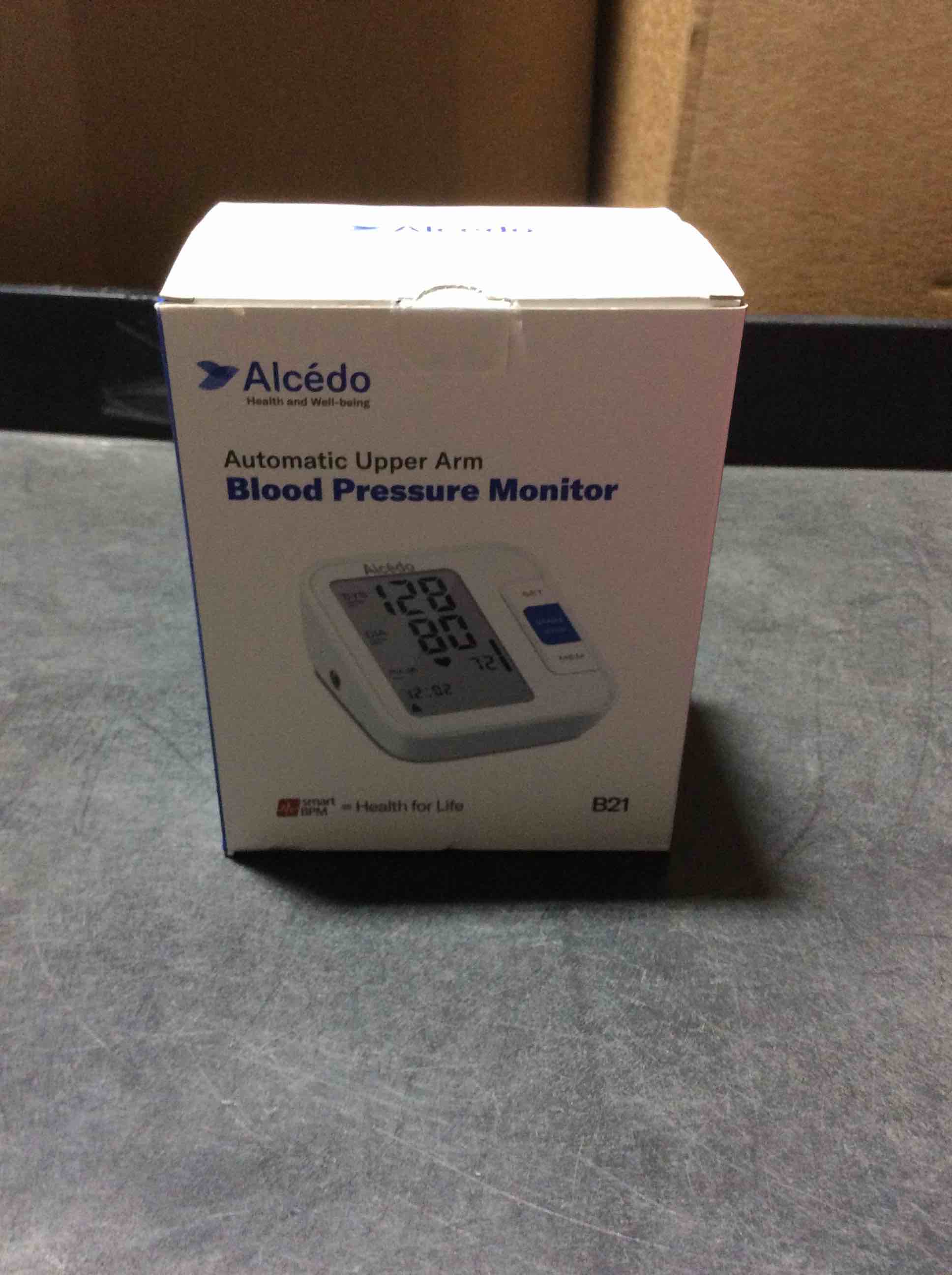 Condition photo showing Good Condition for Alcedo Blood Pressure Monitor for Home Use, Automatic Digital BP Machine with Large Cuff for Upper Arm, LCD Screen, 2x120 Memory, Talking Function Large Screen
