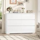 white 6 drawer dresser for bedroom (incomplete)