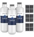 GLACIER FRESH LT1000PC Replacement Water Filter, Compatible with LT1000PC/PCS, LT1000PC, LT-1000PC, MDJ64844601, ADQ747935 ADQ74793504 Filter and LT120F ADQ73334008 Fresh Air (3+3) Visit the GLACIER FRESH Store