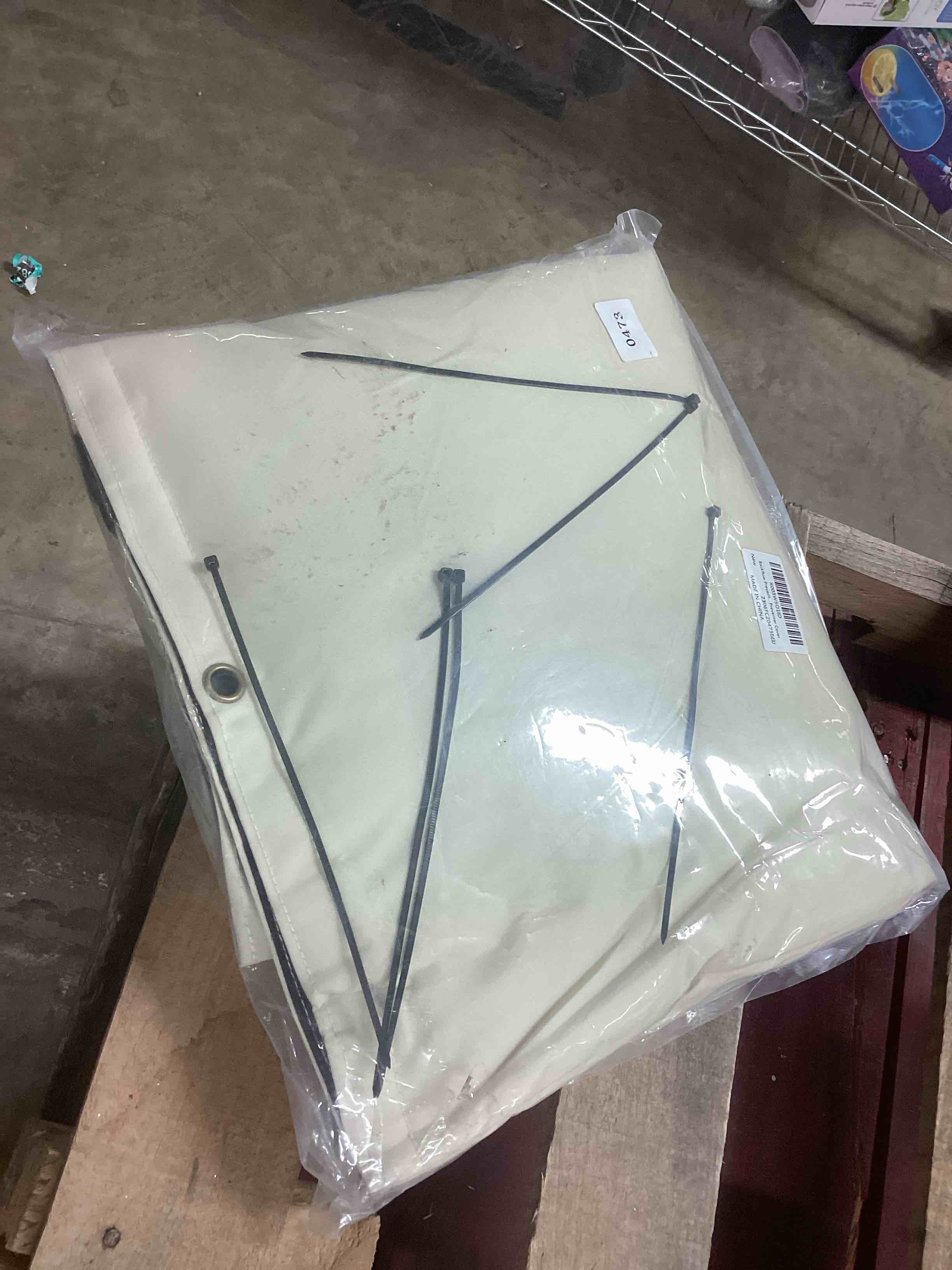 Condition photo showing New/Like New for Insulated Backflow Preventer Pouch - Outdoor Pipe Insulation for Winter, Well Pump & Sprinkler Valve Protection 1Beige 24"W×24"H