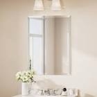 24 in. W x 32 in. H Rectangular Beveled Frameless Wall Mount Bathroom Vanity Mirror Decorative Wall Accent Mirror