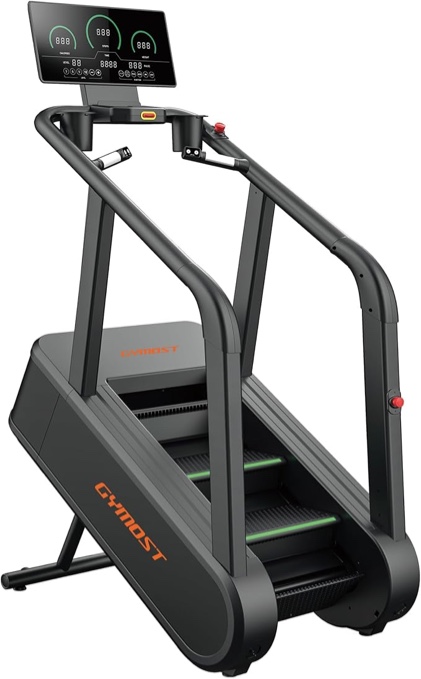 gymost stair stepper machine with led display, commercial grade stair climber exercise machine for home & gym with 15 resistance levels, perfect for cardio, lower body workouts