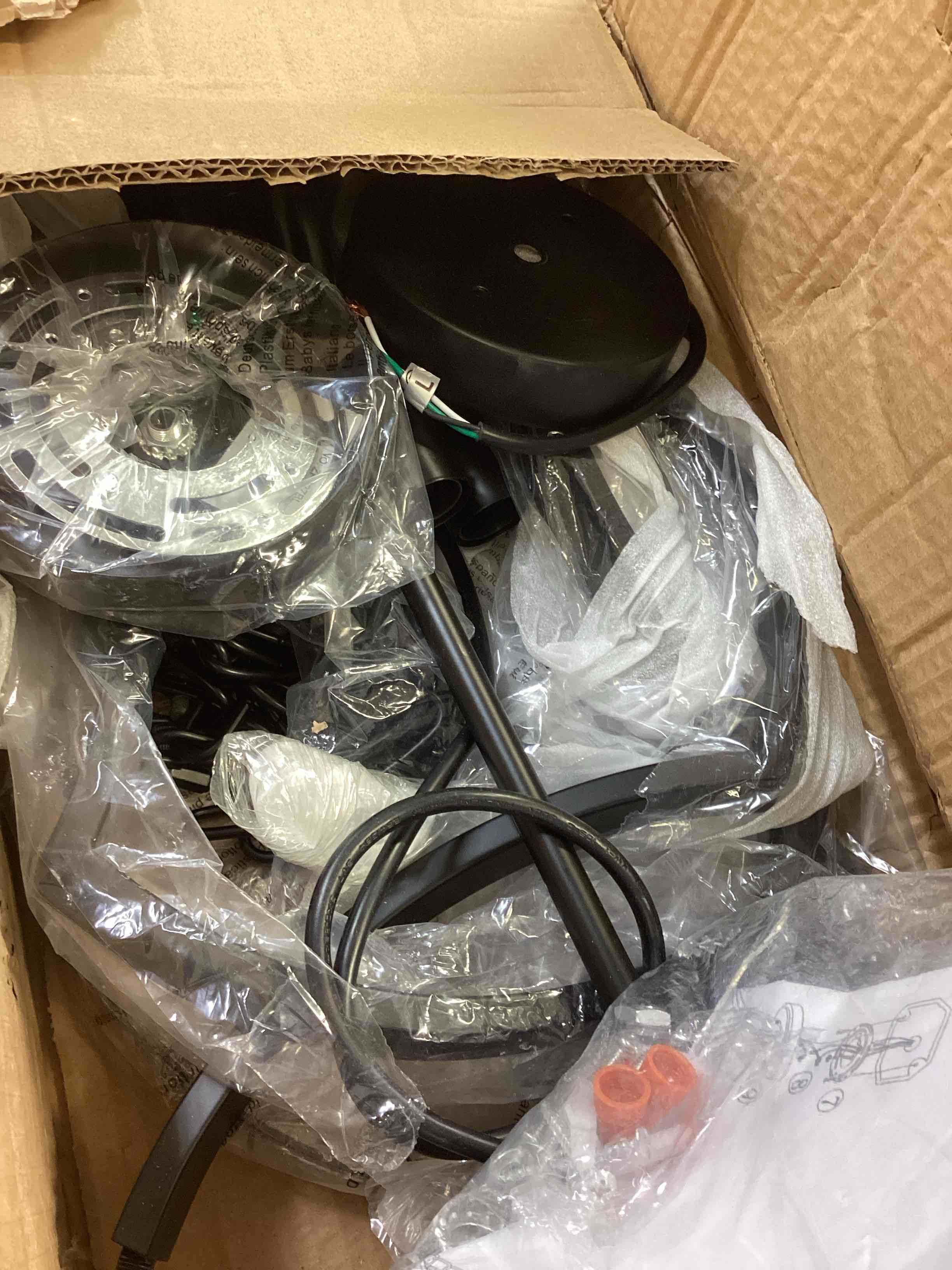 Condition photo showing As Is for (incomplete) Kimyada 4 - Light Dimmable Bowl Pendant Lantern Chandelier