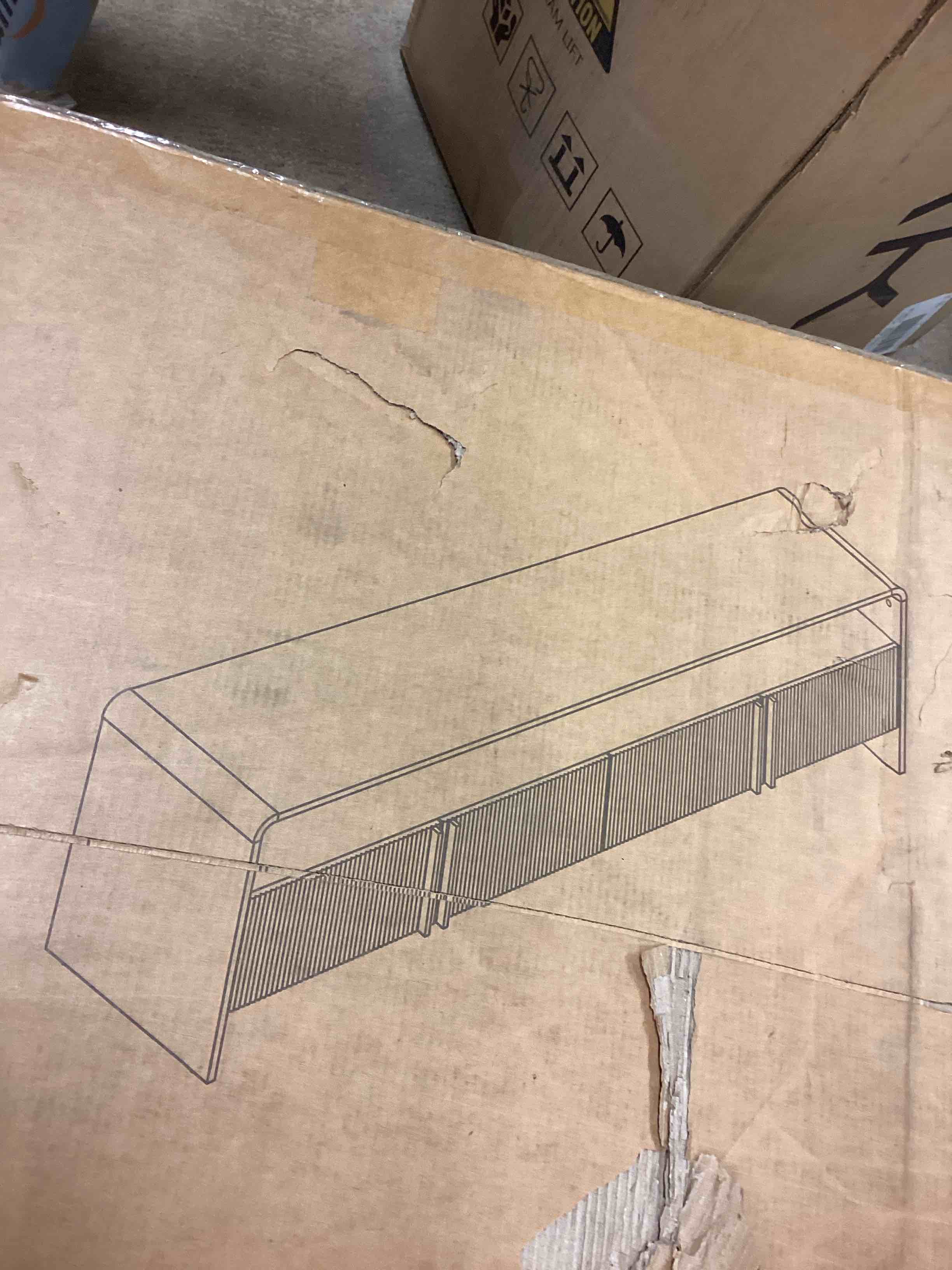 Modern TV Stand, Long Wooden TV Console with Drawers, Modern Entertainment Center