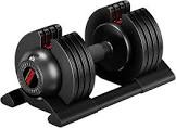 Adjustable Dumbbell,22lb/44lb/52lb Single Dumbbell Set with Tray for Workout Strength Training Fitness