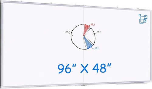 magnetic dry erase board 96 x 48 inches, maxtek 4" x 8" whiteboard for wall