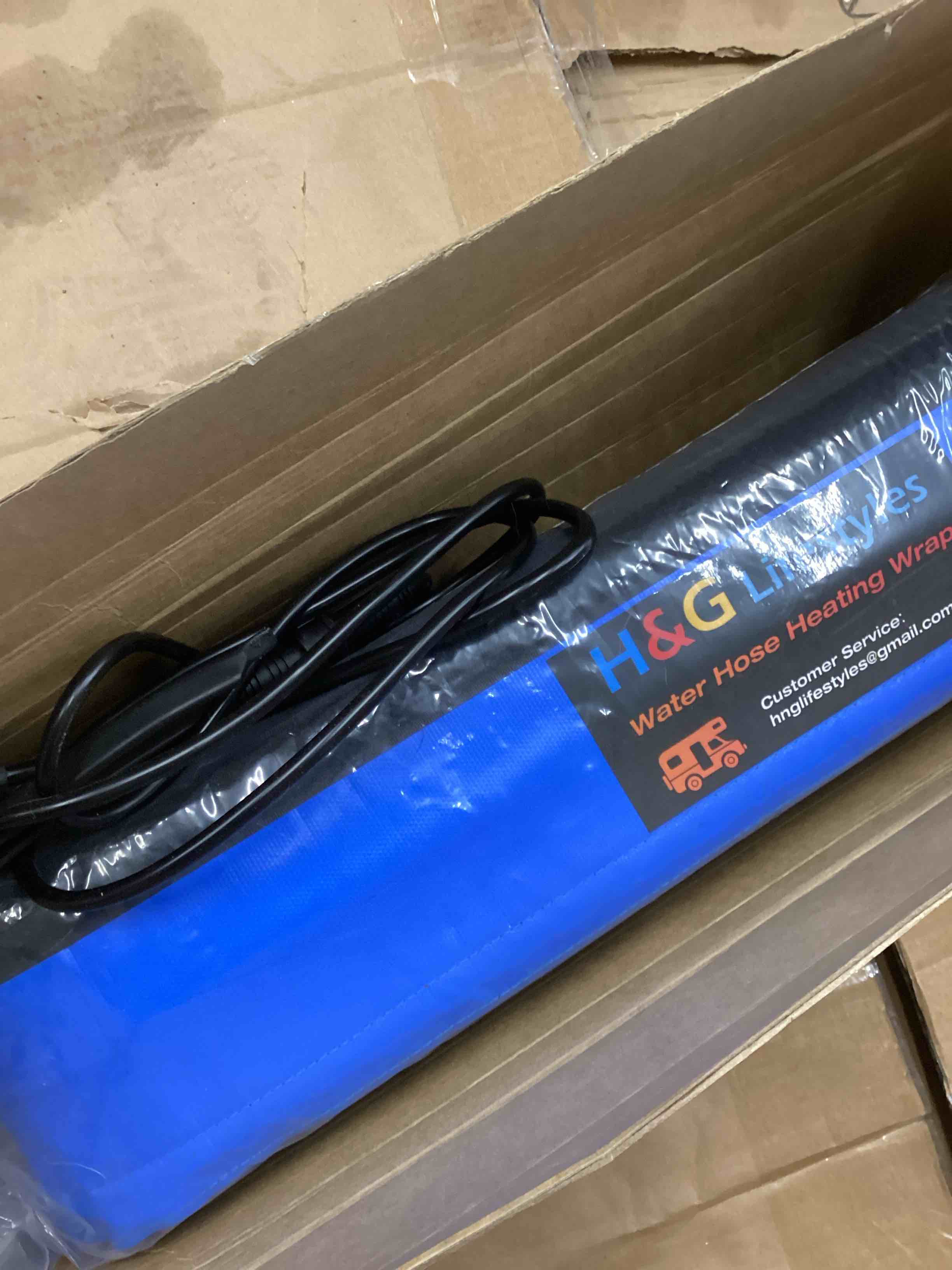 Condition photo showing New/Like New for H&G Lifestyles 25ft Heated RV Water Hose Sleeve,Heating Cover for Garden Hose, RV Winter Insulation Must Have, Insulated Skirting Freeze Protection, Fit 5/8" 3/4" Water Hose