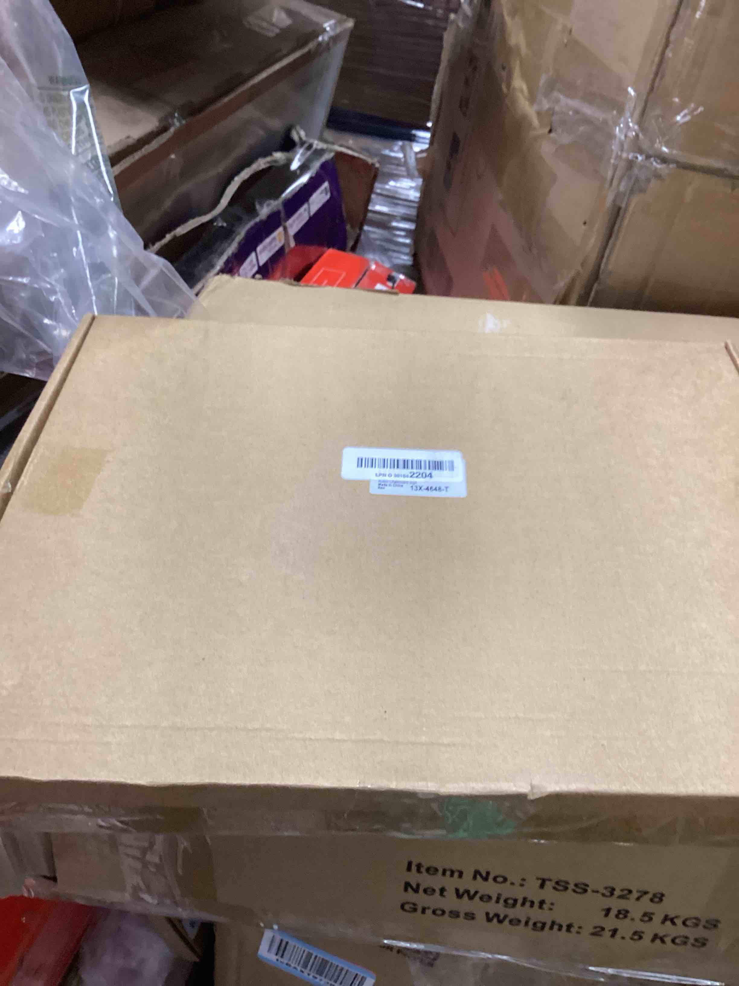 Condition photo showing New/Like New for LotFancy 15"x12" Magnetic Chalk Board Sign, Small Wood Framed Tabletop Black Easel Chalkboard, Foldable Standing Ledge,1 White Chalk Pen 2 Magnets and Wall Hanging Kits Included,Rustic Brown