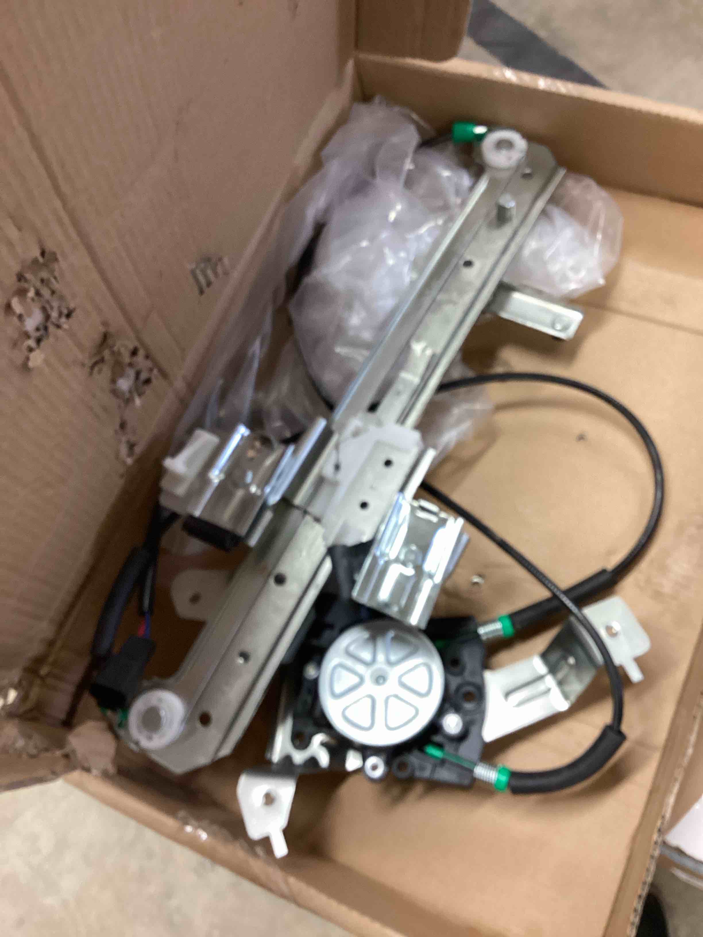 Condition photo showing As Is for Rear Driver Side Power Window Regulator with Motor Assembly Replacement for 2000 2001 2002 2003 2004 2005 2006 Chevy Tahoe, GMC Yukon, Cadillac Escalade Base, Left, 748-228