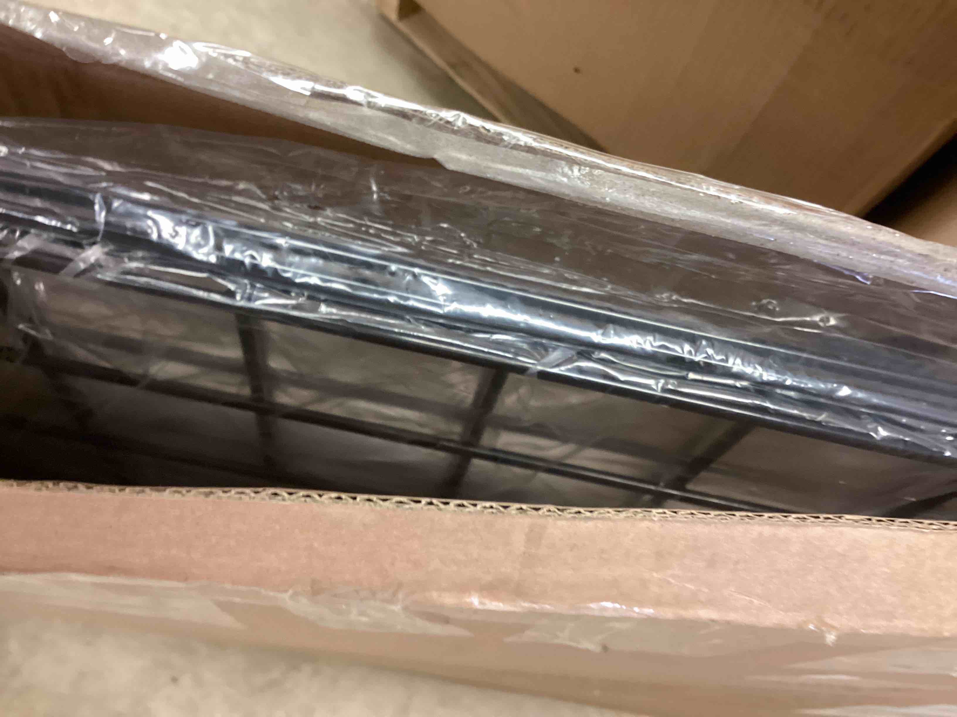 Condition photo showing New/Like New for Gridwall Panel, 2'x6', Heavy Duty, Black, Commercial Grade, Wall Display, 1 Pack, Metal, Powder Coated, Freestanding, Retail, Trade Shows, Organize Garages, Closets, Grid Panel 2'x6'(1 Pack) Black