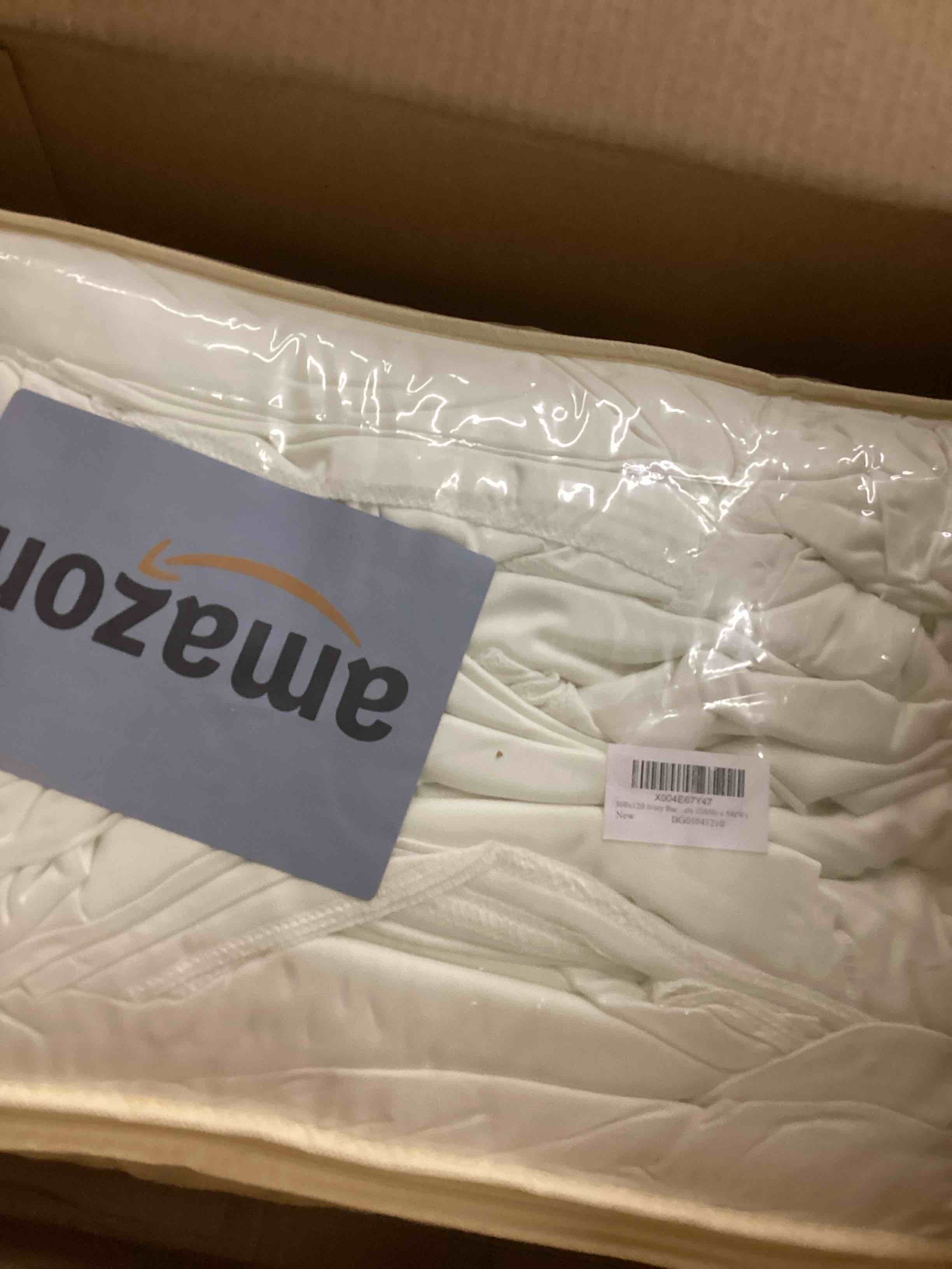 Condition photo showing New/Like New for 50ft x 12ft Ivory Backdrop Curtains Wrinkle Free Backdrop Curtain for Wedding Parties Ivory Fabric Backdrops Drapes Back Drop Cloth Bridal Shower Stage Curtains Wedding Decorations for Reception