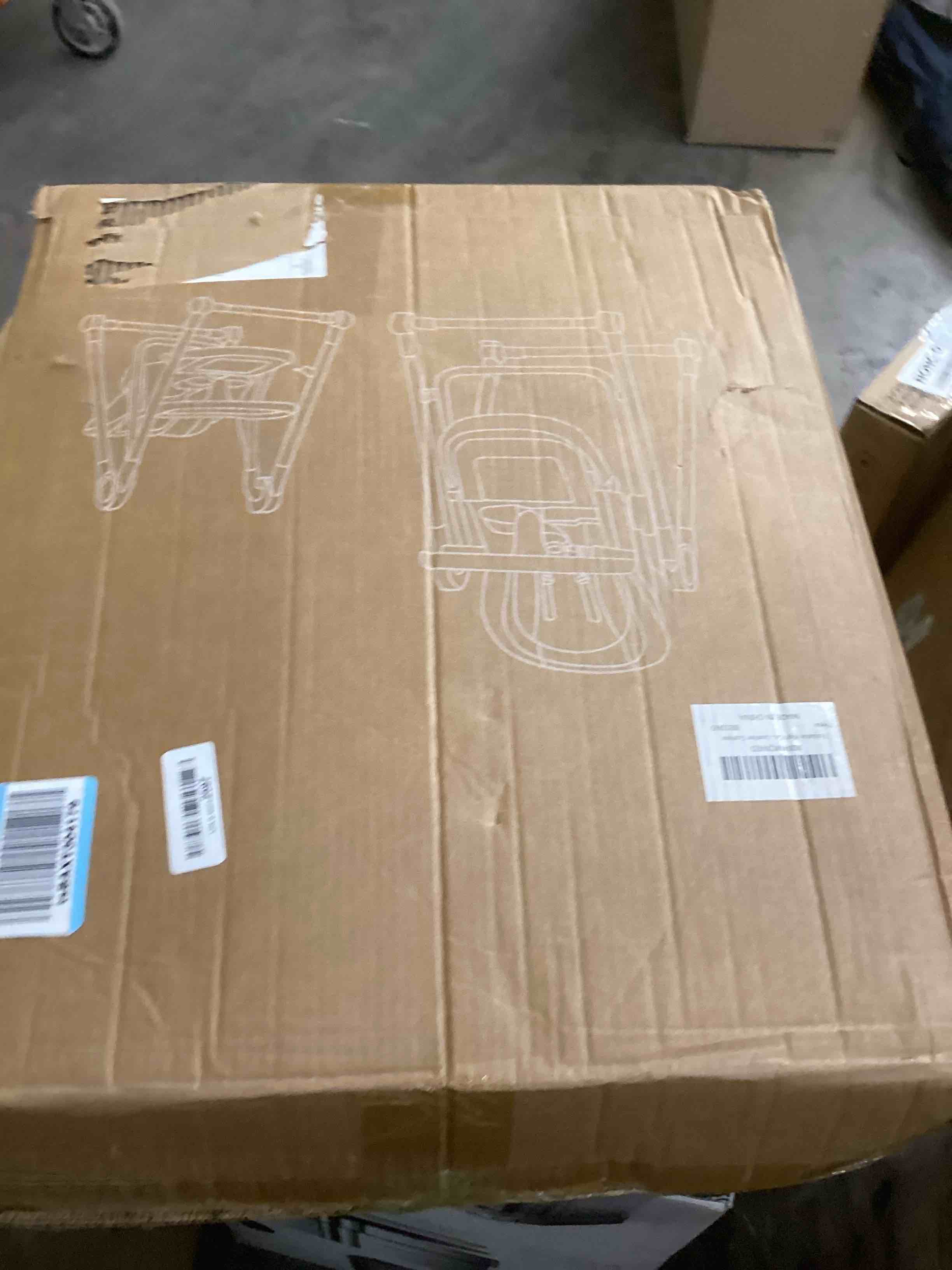 Condition photo showing New/Like New for Foldable High Chair for Babies and Toddlers?Baby Swings for Infants 6-36 Months Old, Portable Baby Chair with Adjustable Backrest, Footrest, Tray, and Seat Height, Detachable Leather Cushion