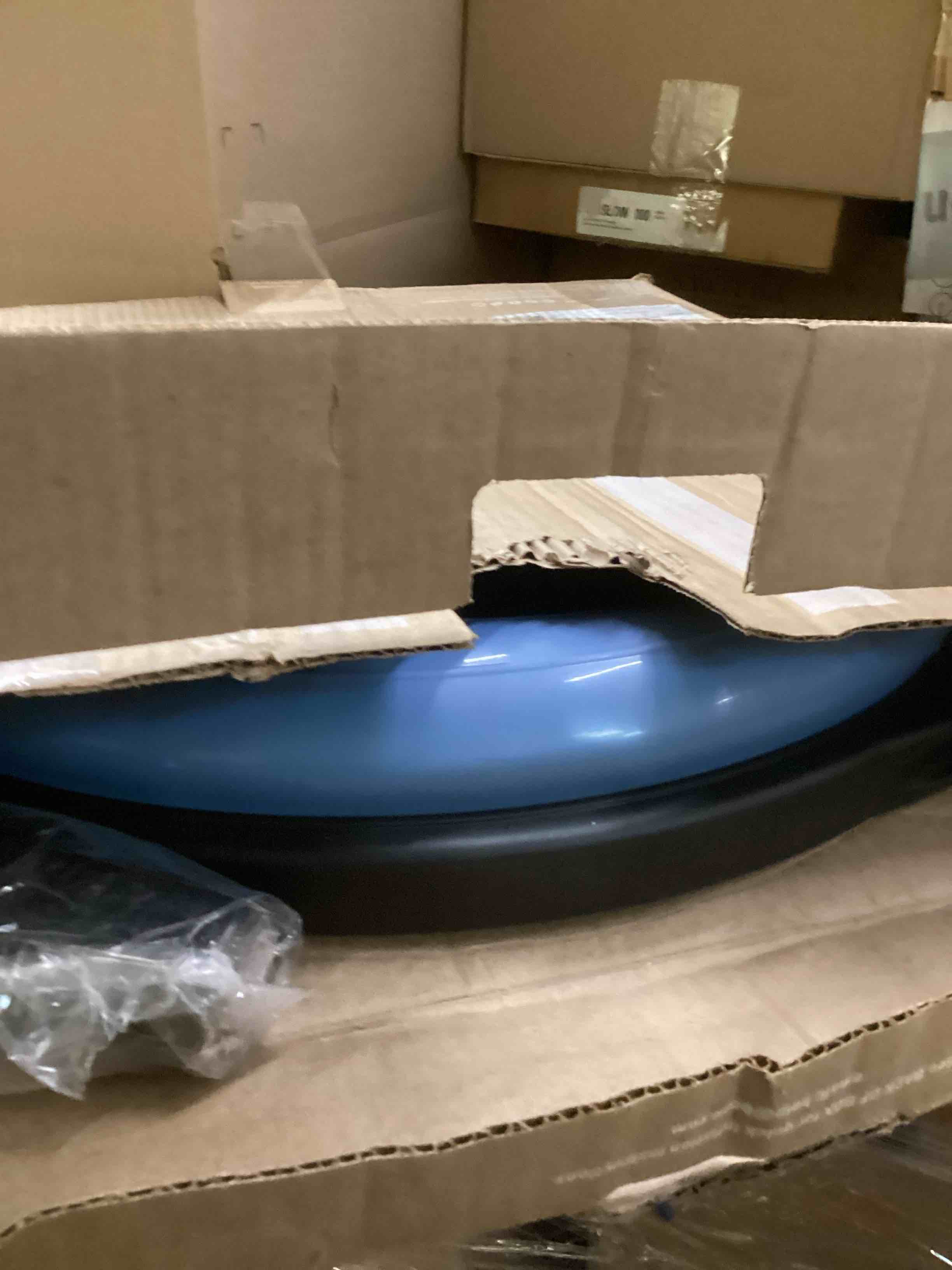 Condition photo showing New/Like New for Bosu Multi Functional Home Gym 26 Balance Strength Trainer Ball Blue