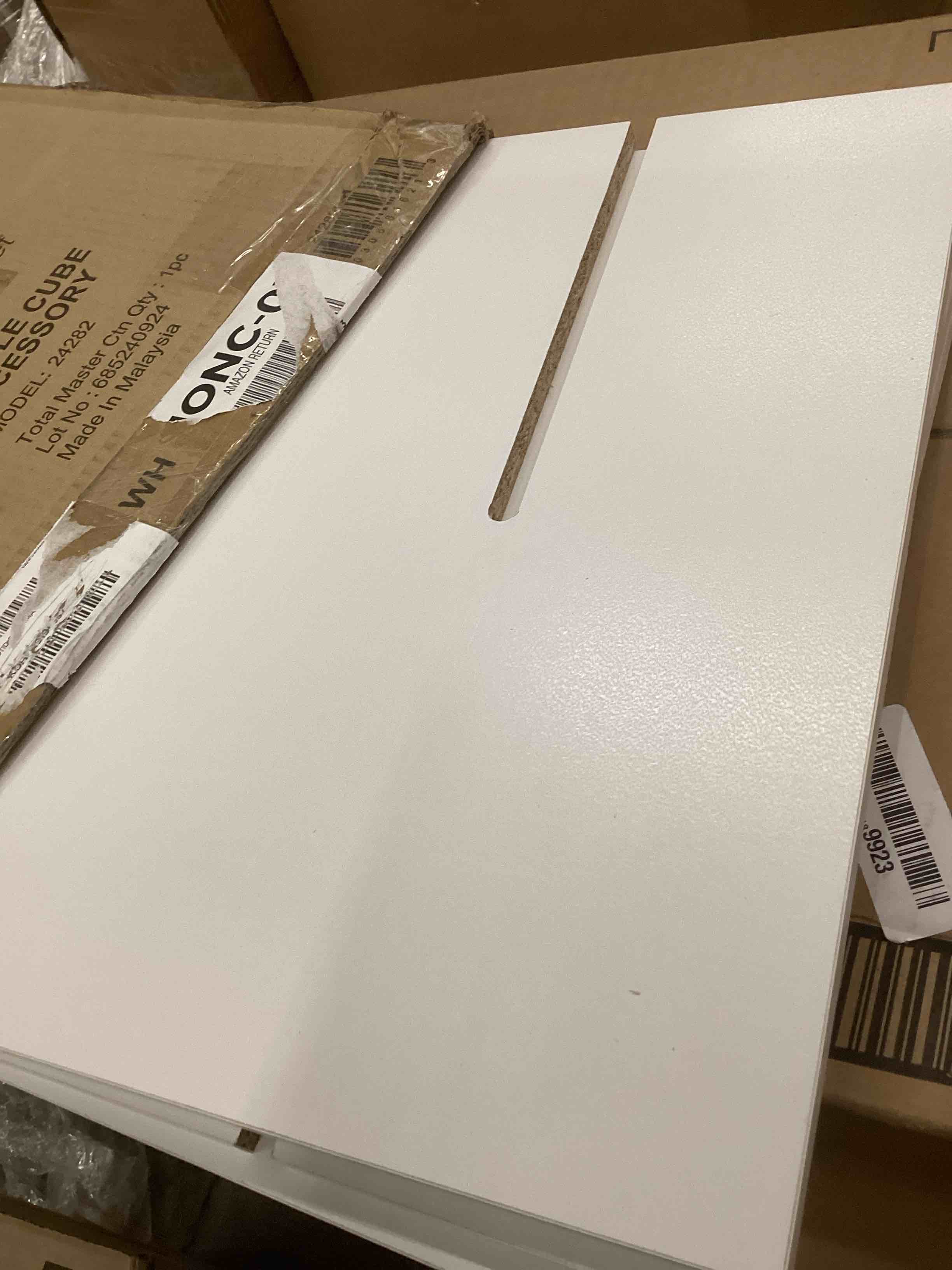 Condition photo showing New/Like New for Furinno Cubicle Cube Insert, 9-Compartment Cube Organizer, Fits into Furinno Extra Thick Cubes, for Organizers and Storage, White (Does not fit IKEA Kallax Shelving)