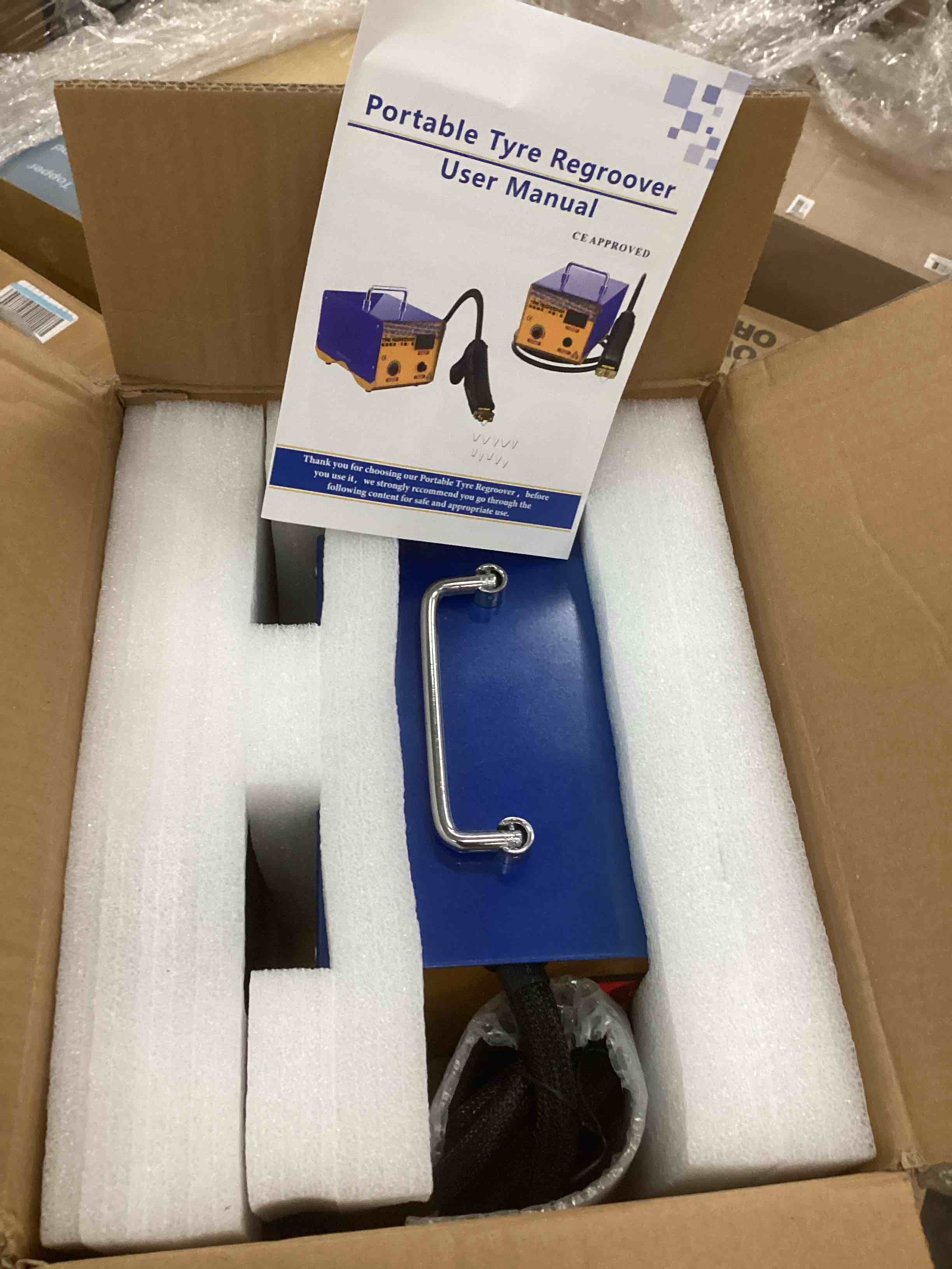 Condition photo showing New/Like New for portable tyre regroover 