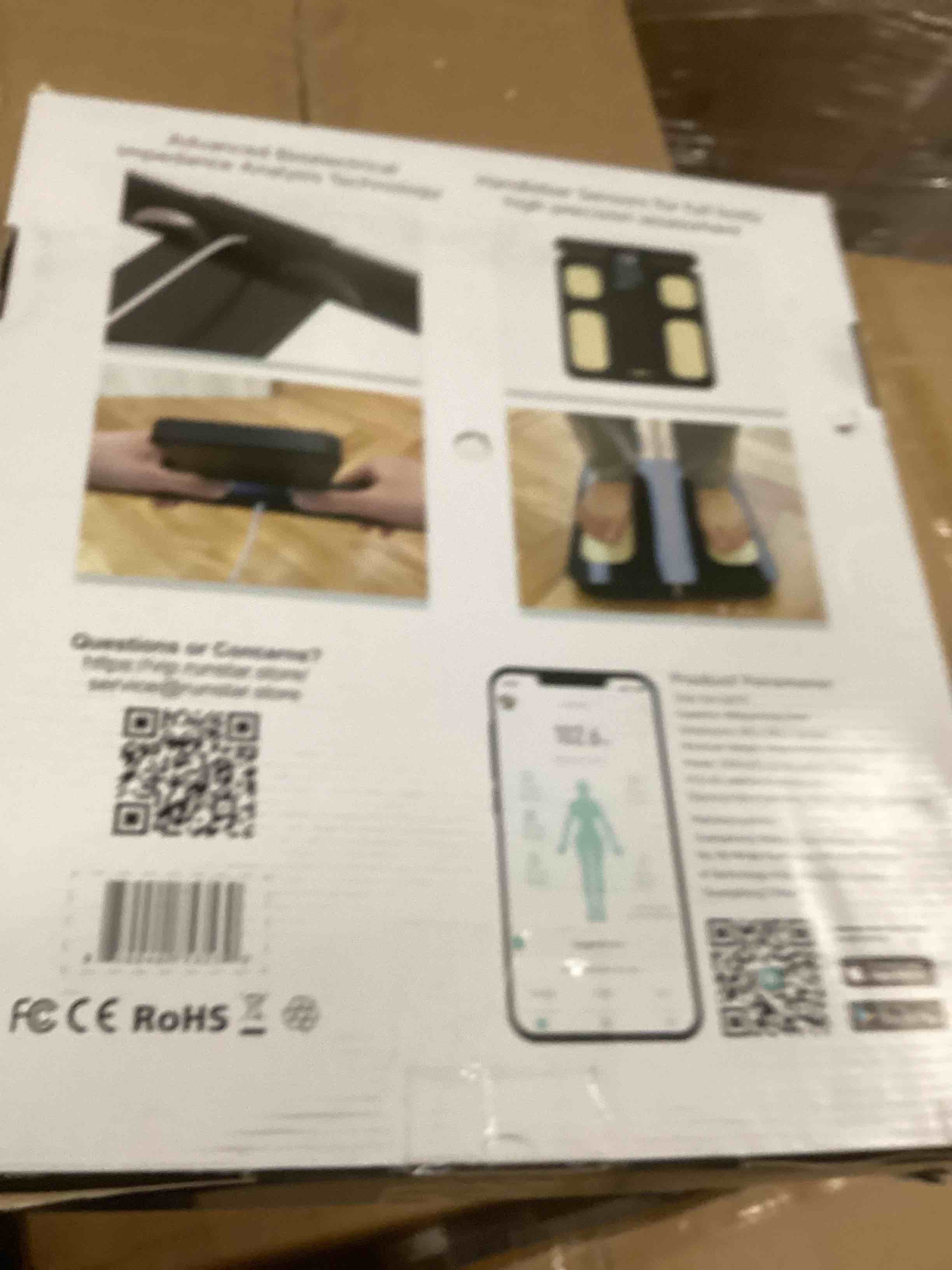 Condition photo showing New/Like New for RunStar Scale for Body Weight and Fat Percentage, 8 Electrodes High Precision Digital Scale for BMI 28 Body Composition Measurement, Bathroom Smart Scales with Large Color Display FSA&HSA Eligible BlackGold