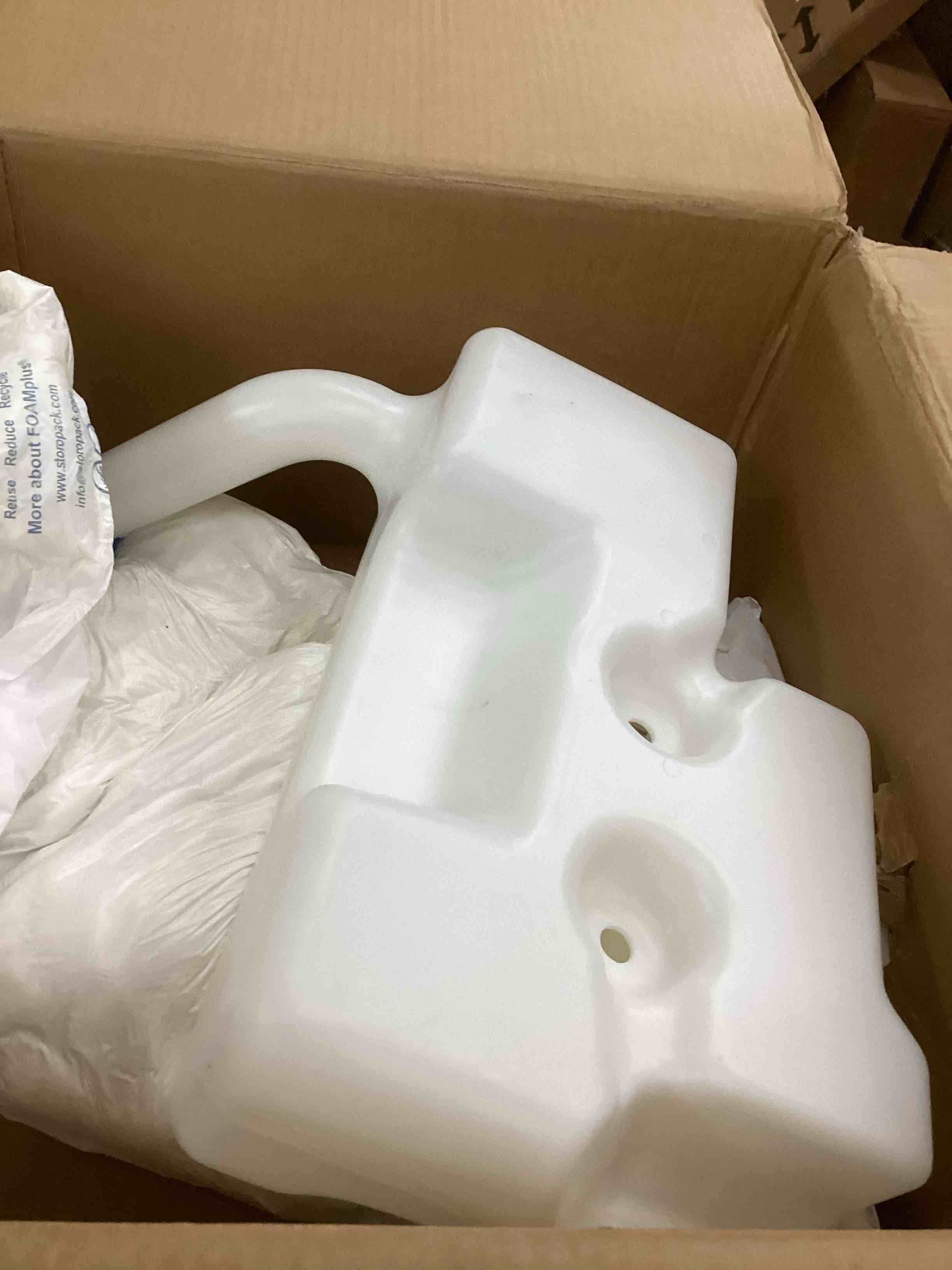 Condition photo showing New/Like New for Front Washer Fluid Reservoir Compatible with Internatioanl LT and Prostar Series Replace OE 3596180C92 3979542C93