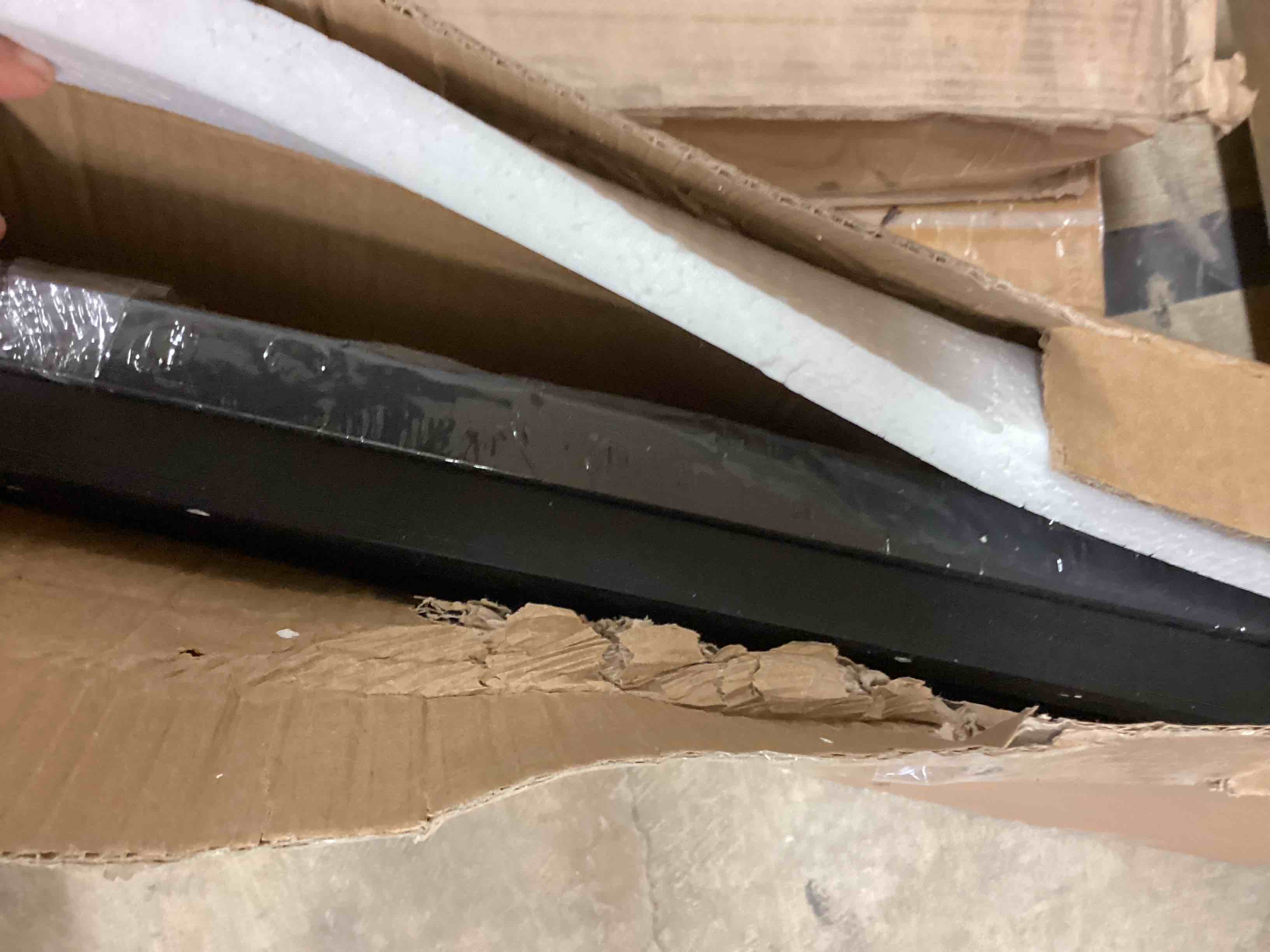 Condition photo showing Good Condition for 24x36 Poster Frame 2 Pack, Black Poster Frames 24 x 36 inches for Pictures and Art Prints, 36x24 Picture Frame Horizontal or Vertical Wall Mounting Black 24x36