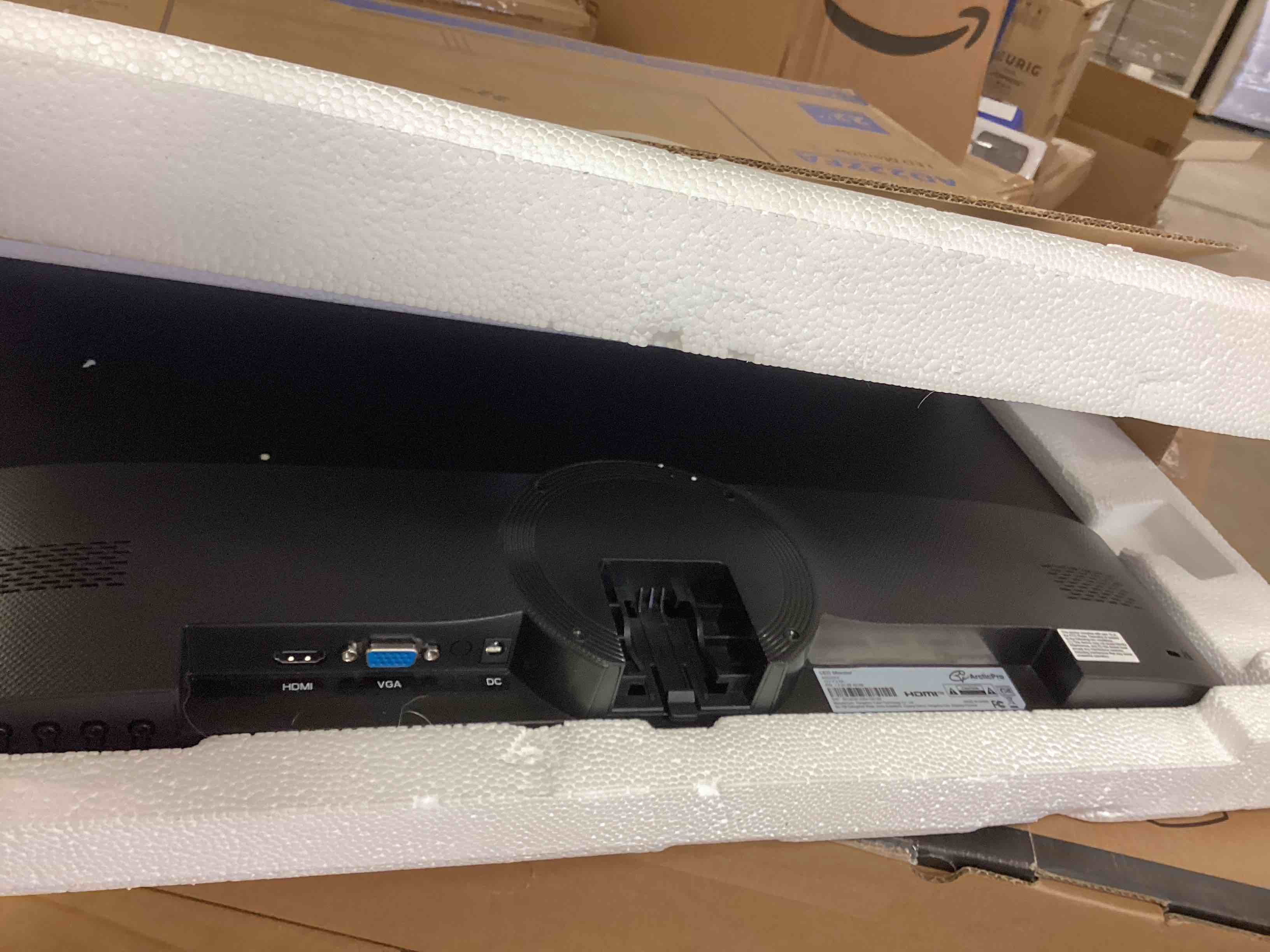 Condition photo showing As Is for ArcticPro 22 inch 100Hz Monitor, Full HD (1920 x 1080p) Computer Monitor, 105% sRGB, 3000:1 Contrast, 3-Sided Frameless, Ultra Slim, VESA, LowBlue Mode, Tilt Adjust, HDMI *1, VGA*1 22 inch 22" 100Hz FHD