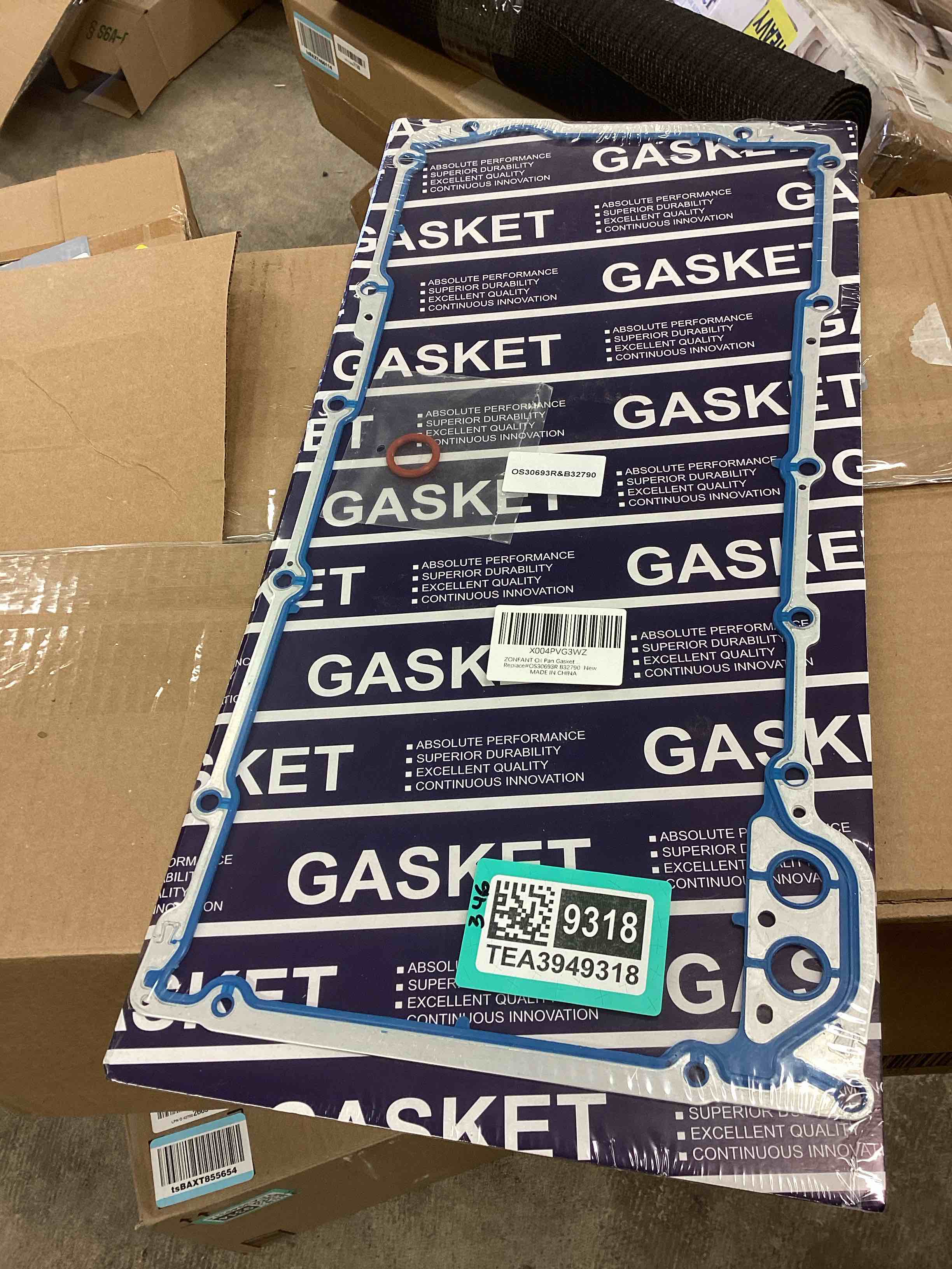 Condition photo showing New/Like New for Oil Pan Gasket Set - Compatible with 4.8L 5.3L 6.0L 6.2L Chevy Silverado, Suburban, Tahoe, Trailblazer, GMC Sierra, Yukon, Cadillac Escalade - Replace 12612350 OS30693R