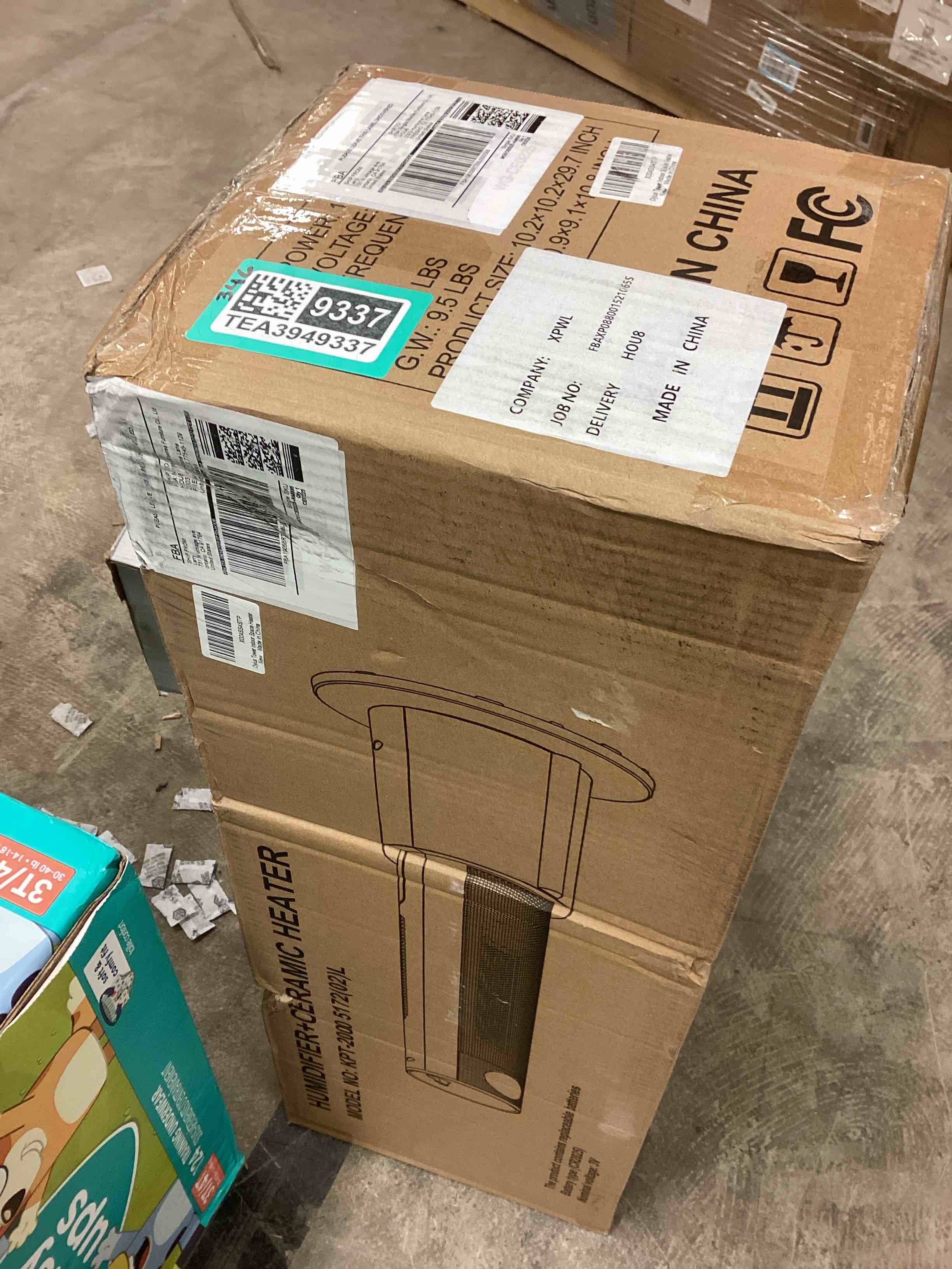 Condition photo showing New/Like New for Space Heater with Humidifier - Portable Tower Heaters for Indoor Use, Remote, Adjustable Thermostat, 3 Heat Modes, Multiple Safety Protection, 12H Timer, Quiet Electric Heater for Bedroom