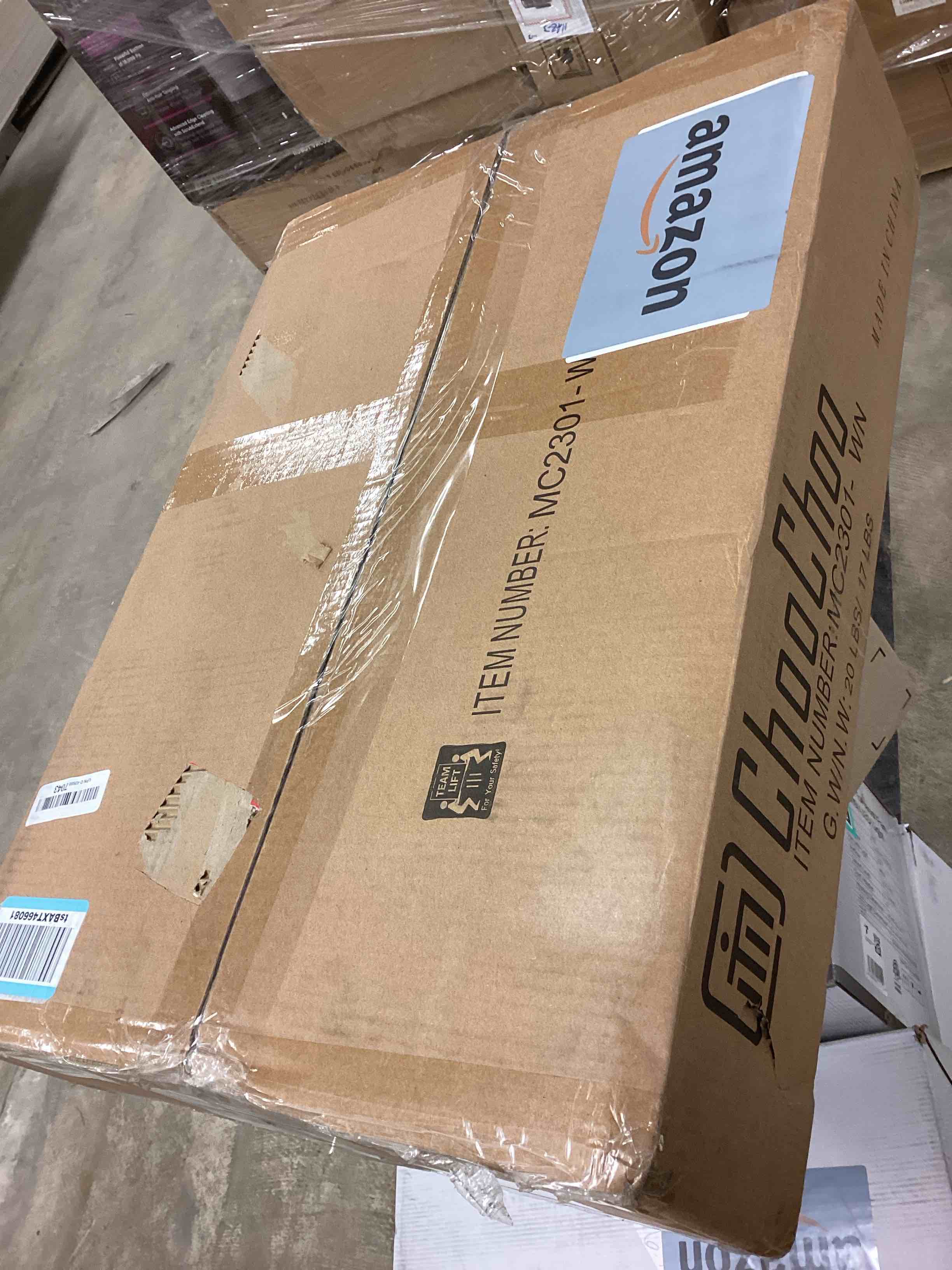 Condition photo showing New/Like New for ChooChoo Wood Wall Cabinet with Doors, Medicine Cabinet with Adjustable Shelves Over The Toilet, Rustic Cabinet Wall Mounted for Bathroom, Kitchen, Living Room, Walnut