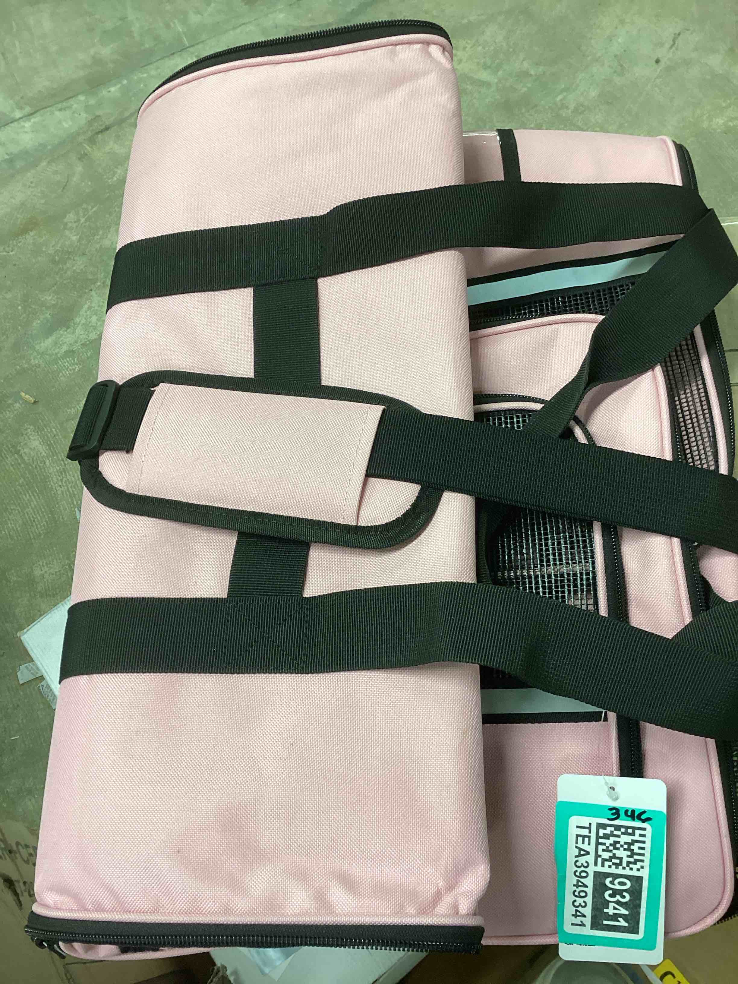 Condition photo showing New/Like New for Cat Carrier Soft for Pets Up to 15 Lbs, Cat Travel Bag Soft-Sided with Padded Shoulder Strap, Pet Dog Carriers for Small Dogs Travel Puppy Carry Airline Approved, Pink